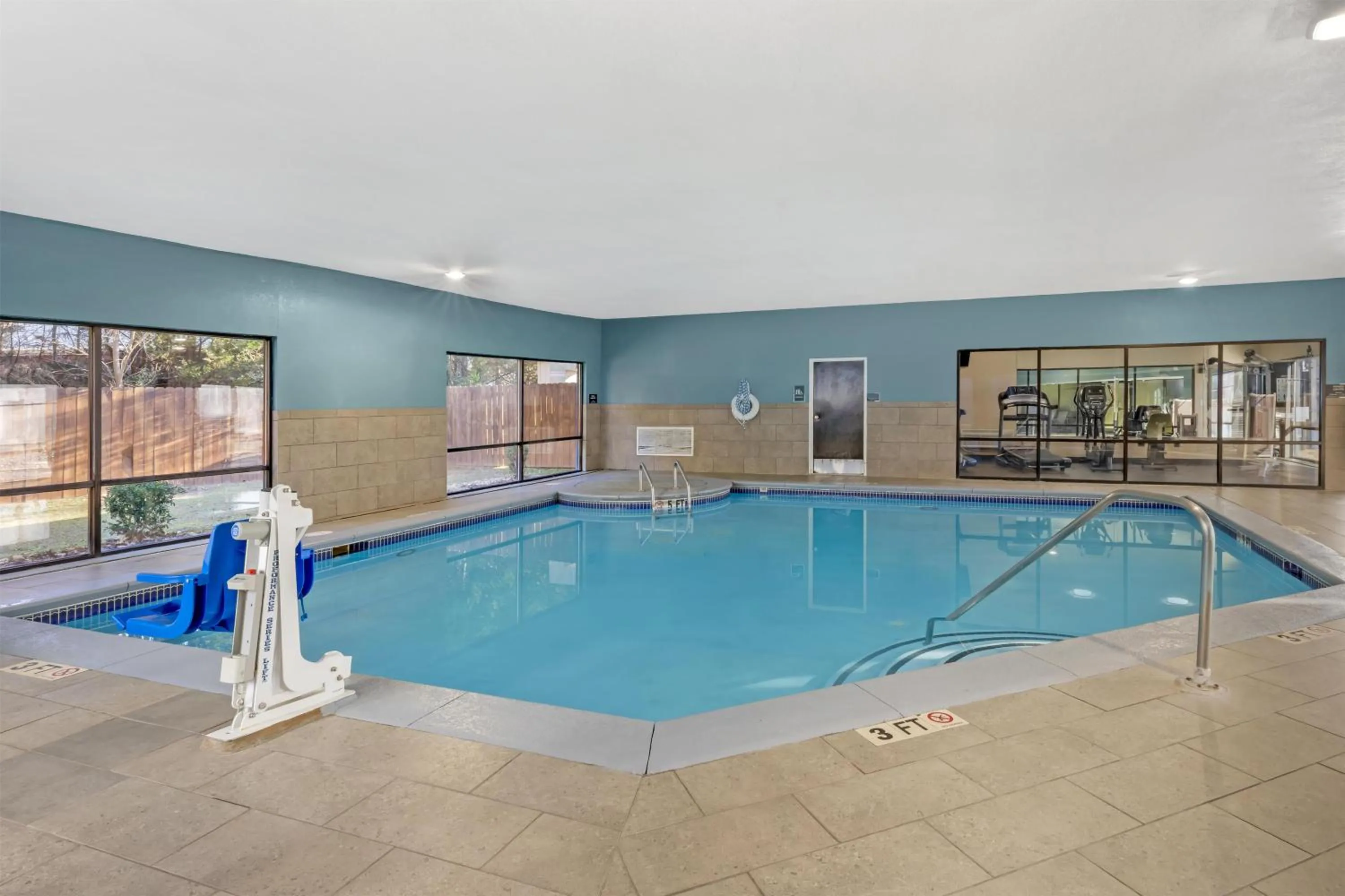 Pool view in Best Western Plus McDonough Inn & Suites
