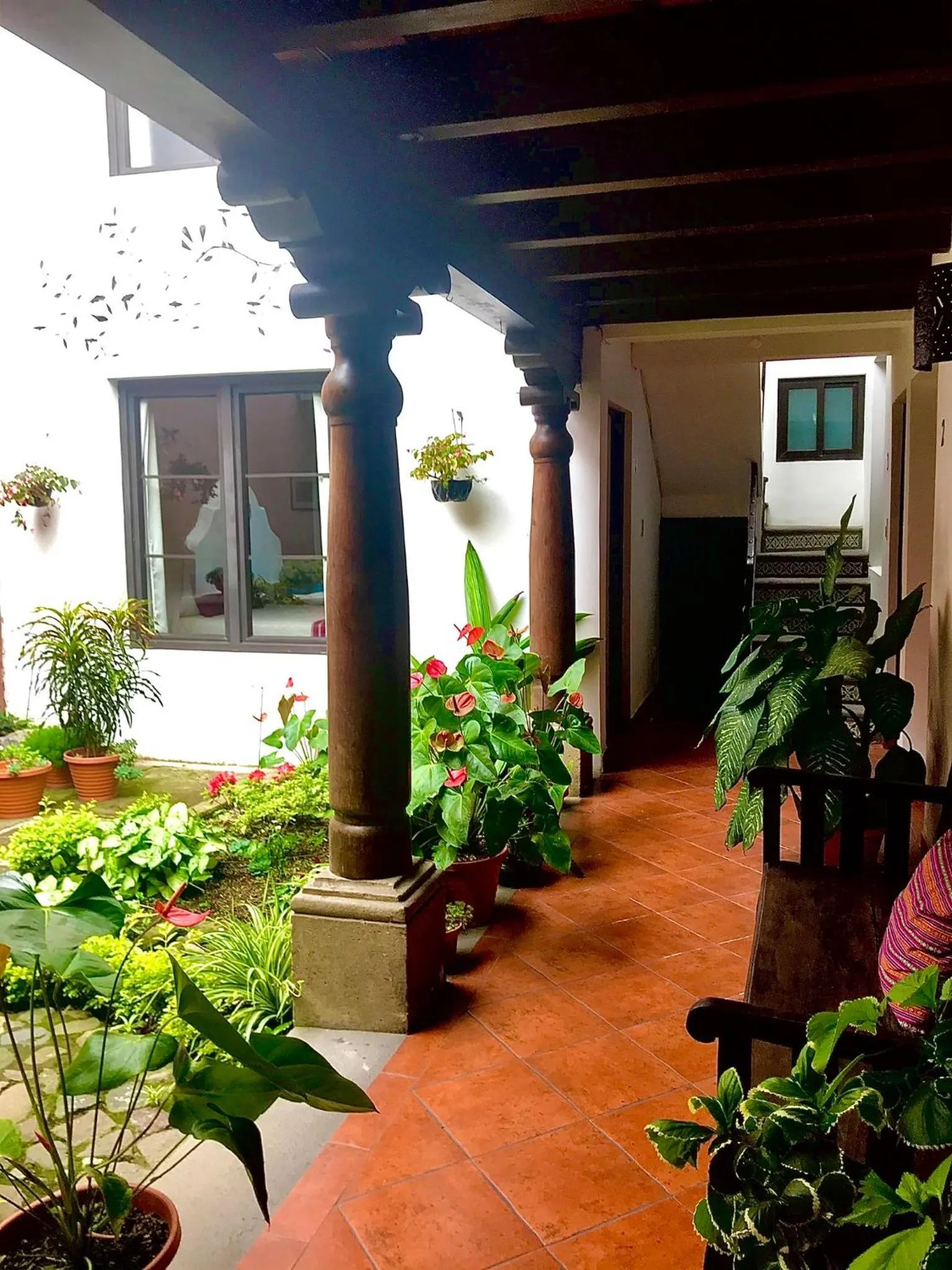 Patio in Hotel la Galería