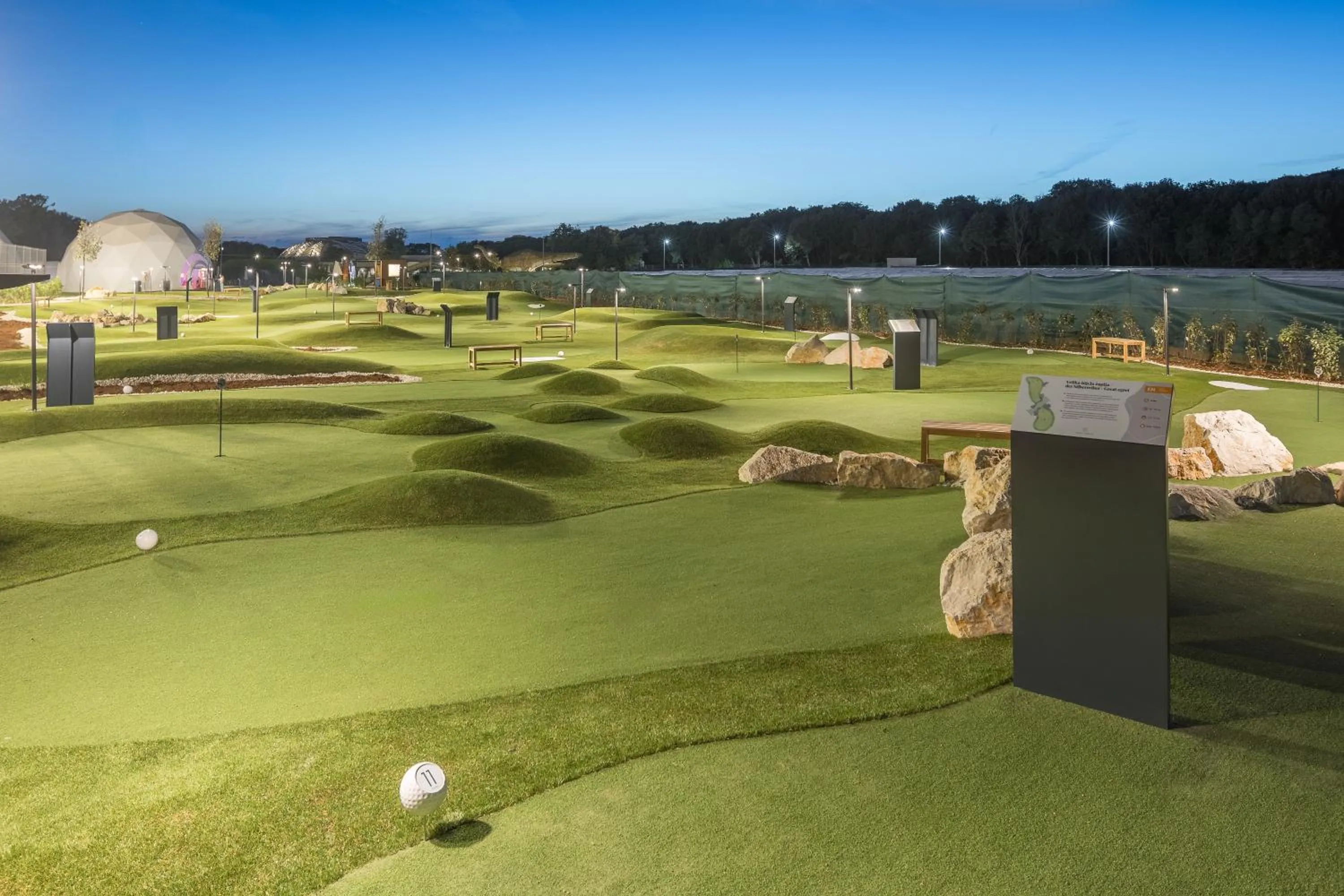 Minigolf in Camping Homes Mon Perin