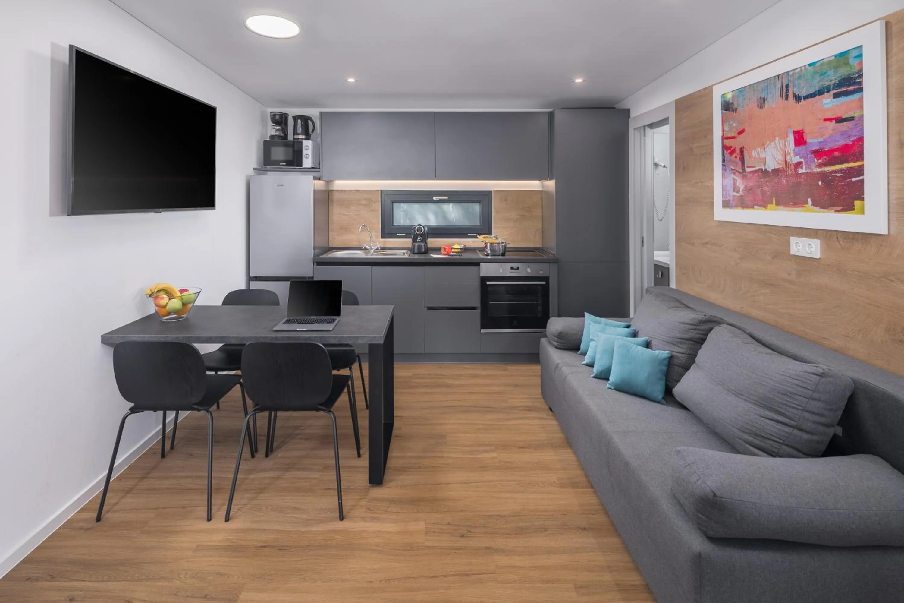 TV and multimedia in Camping Homes Mon Perin