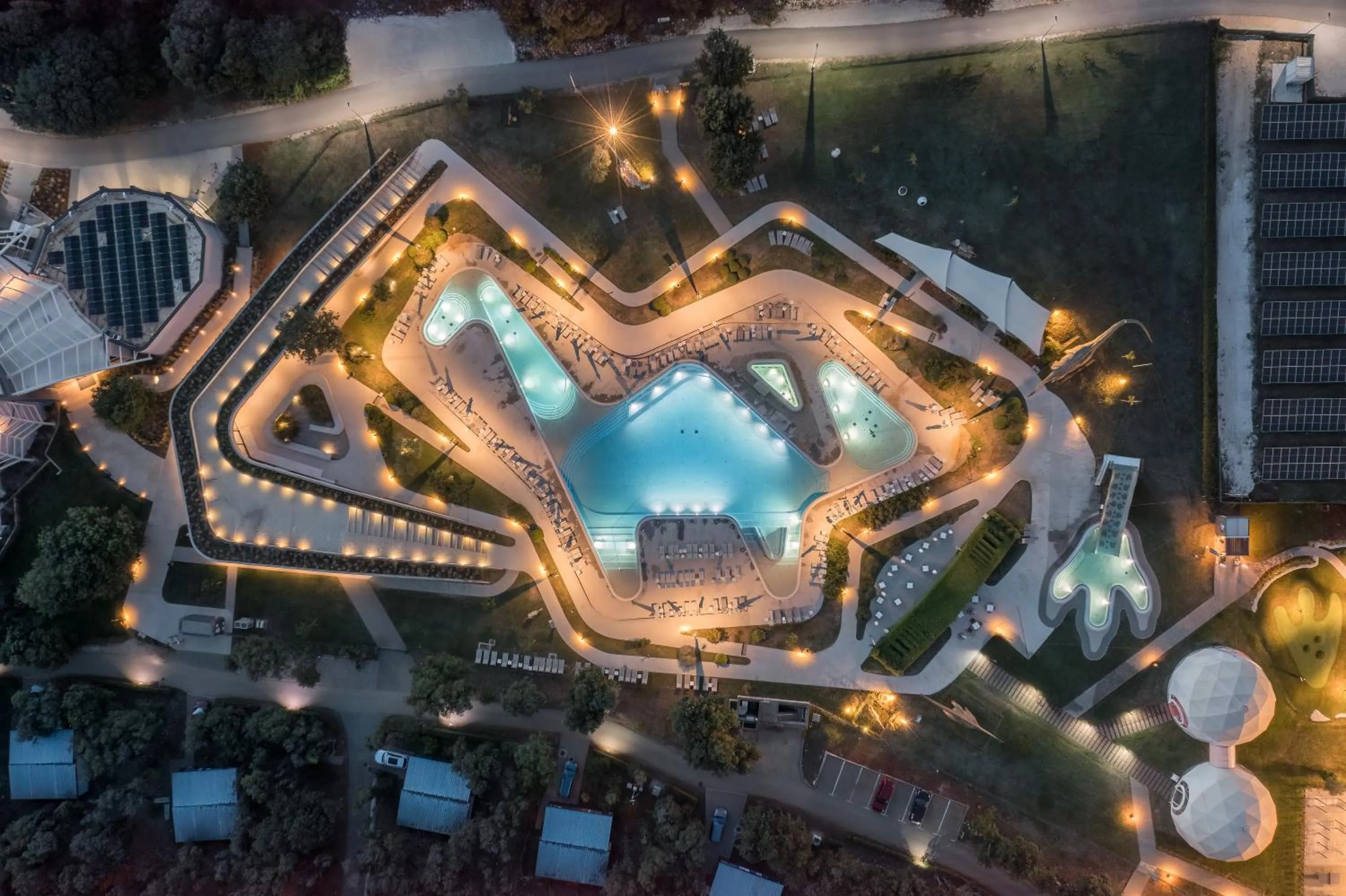 Aqua park in Camping Homes Mon Perin