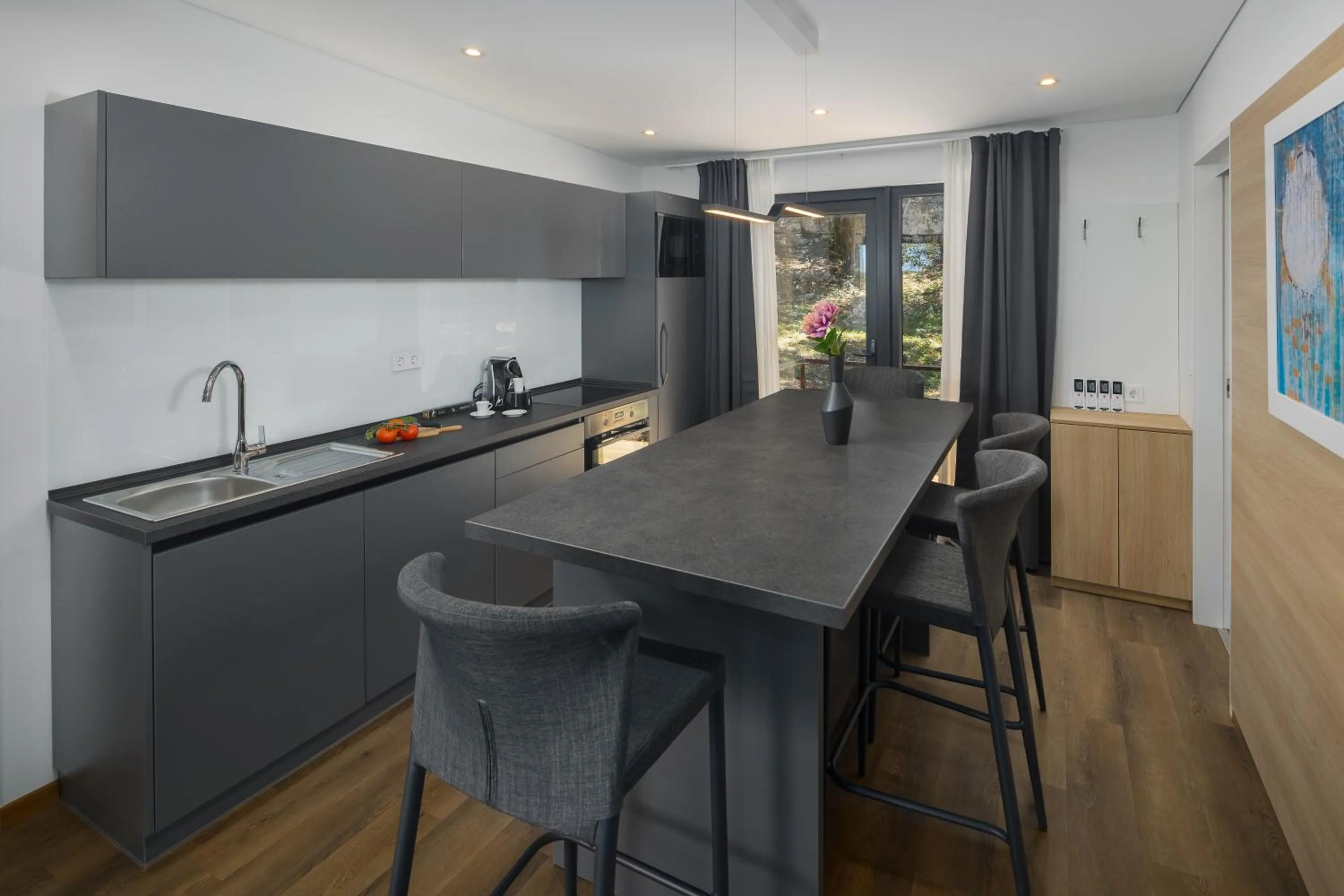 Kitchen or kitchenette in Camping Homes Mon Perin