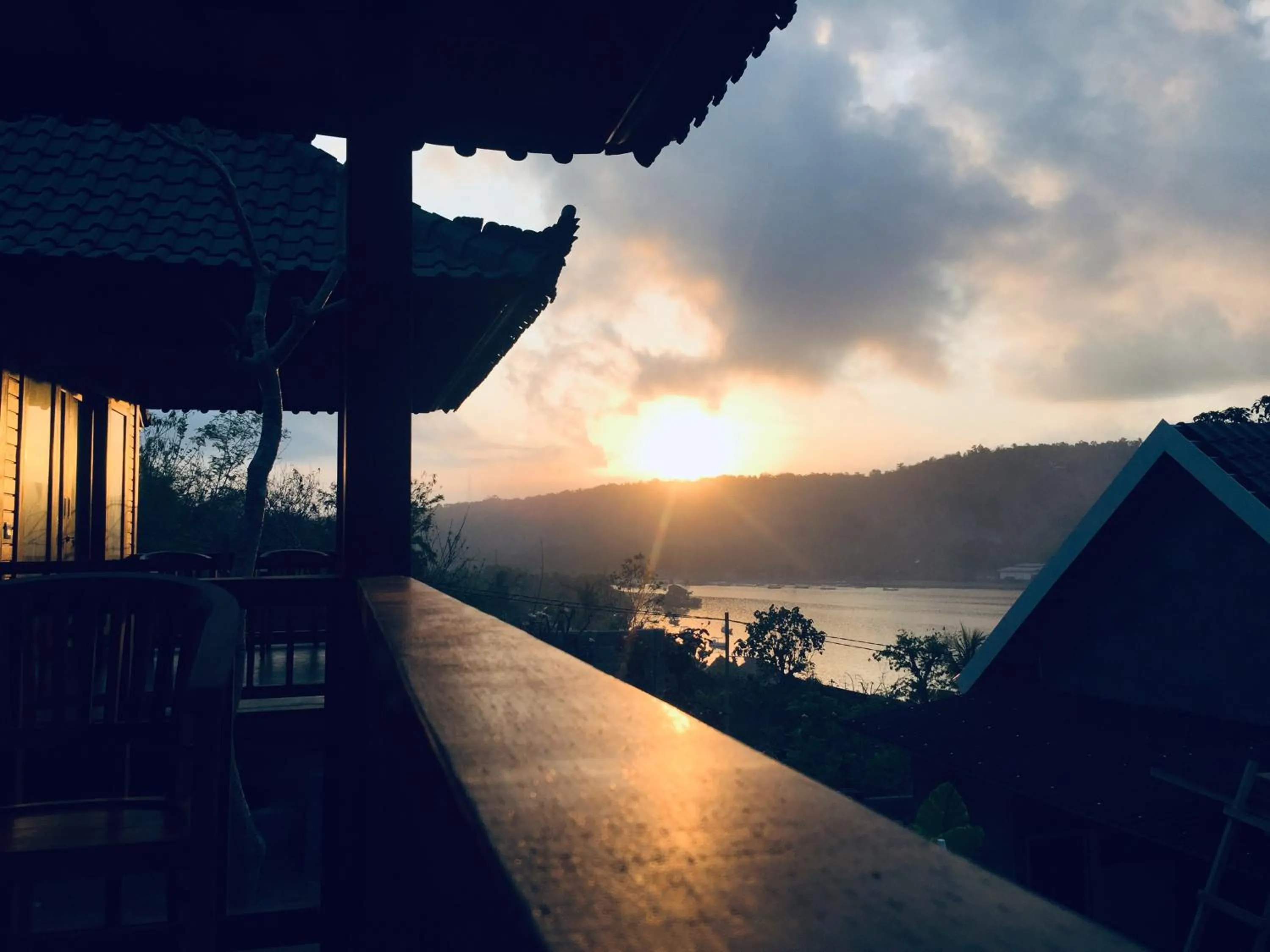 Sea view in Sunday Huts Lembongan