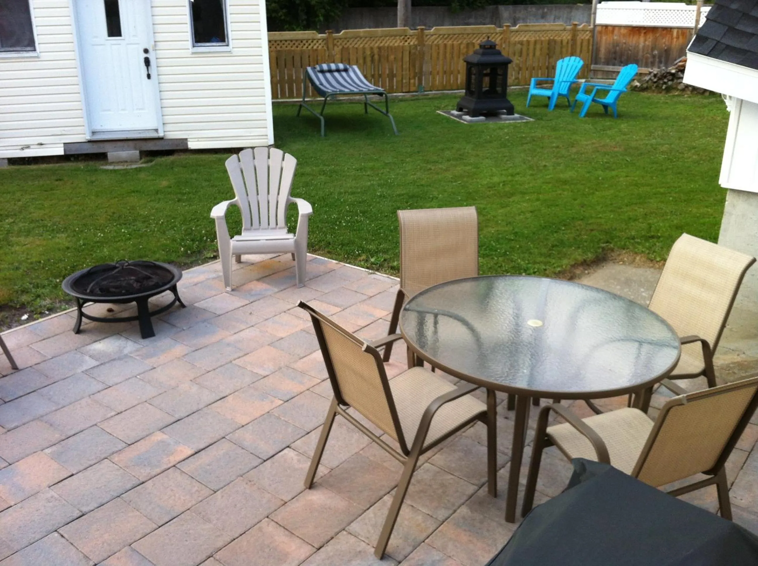 Patio in Gîte Esprit Follet