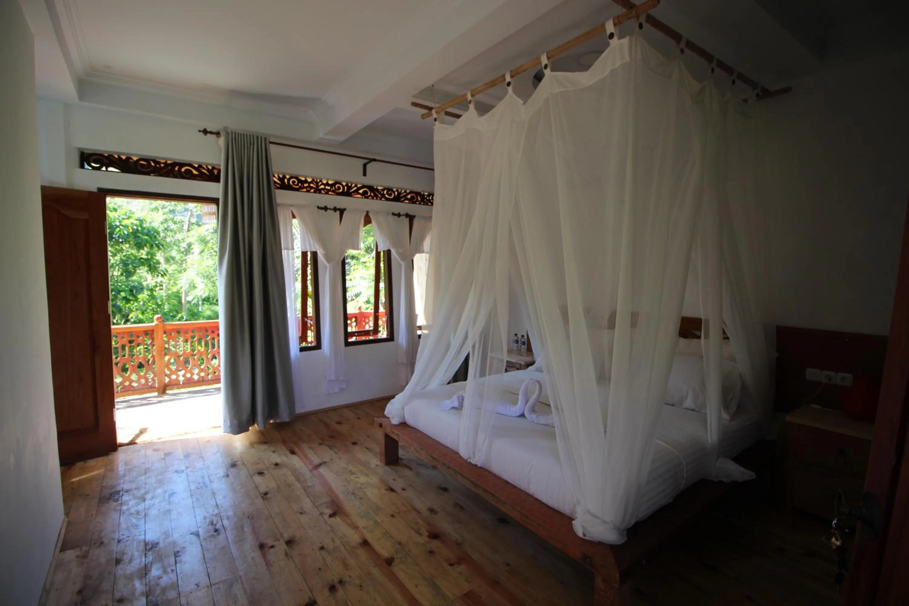 Bed in Padi Ecolodge
