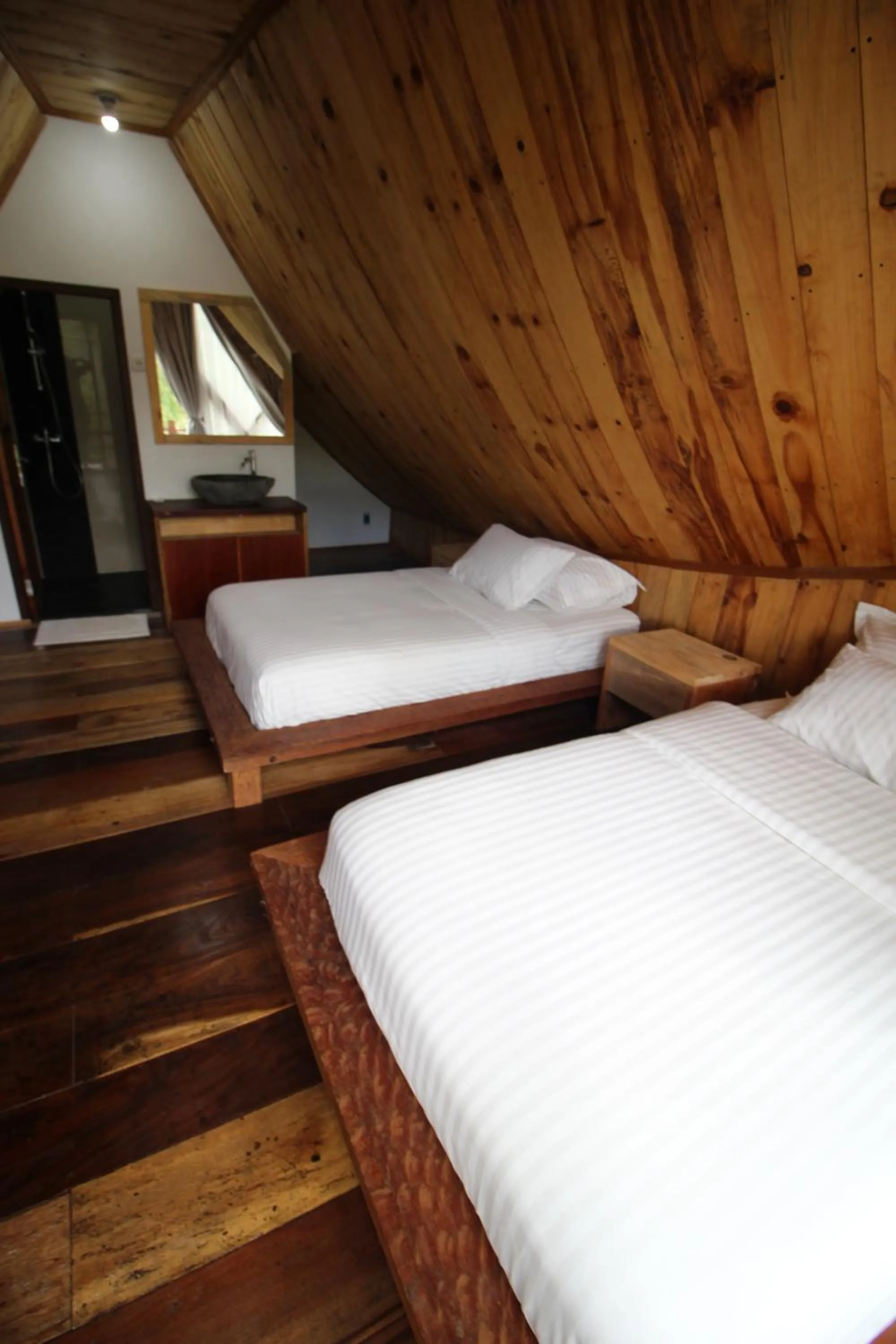 Bed in Padi Ecolodge