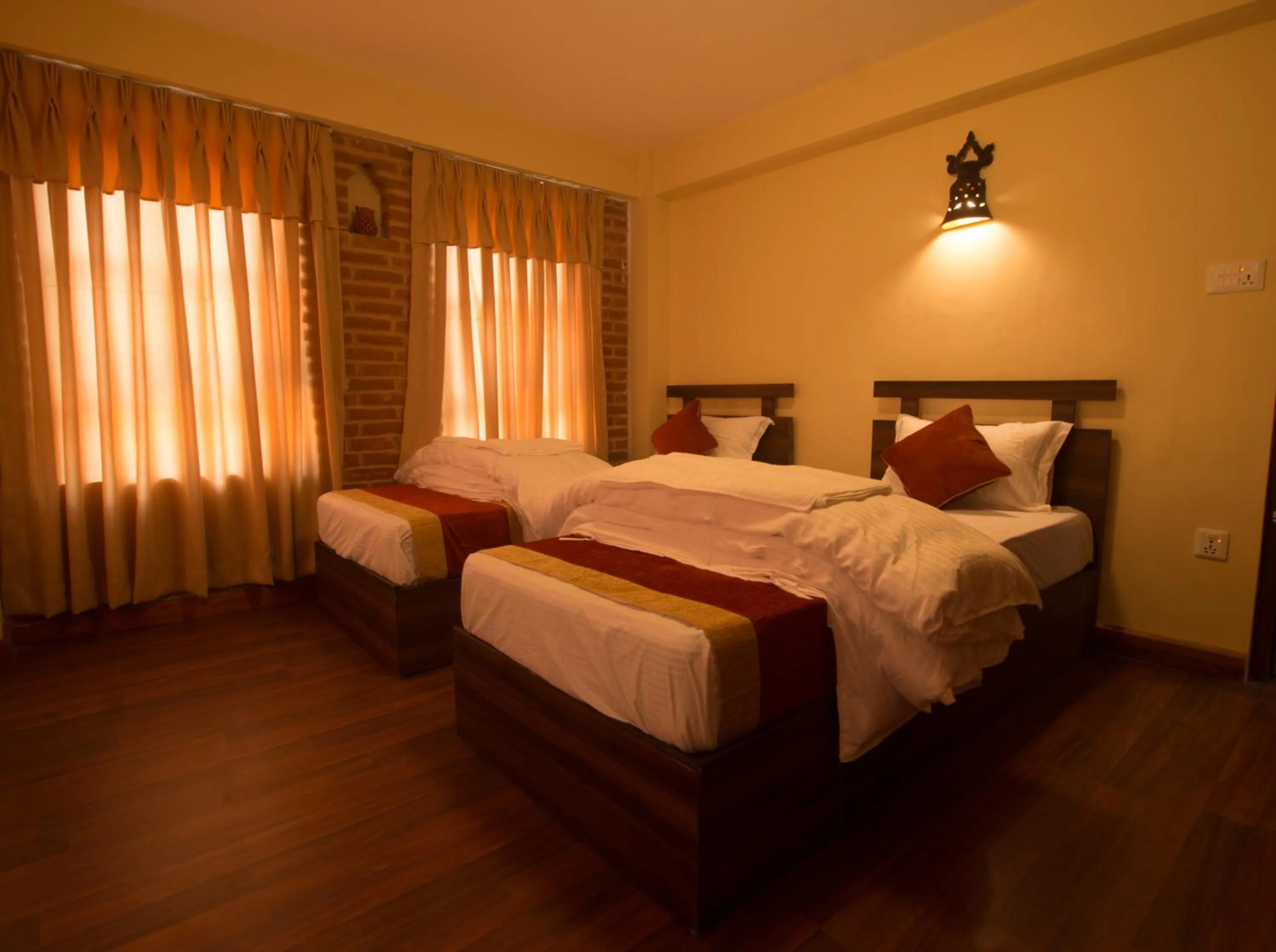 Photo of the whole room, Bed in HOTEL LAYAKU DURBAR