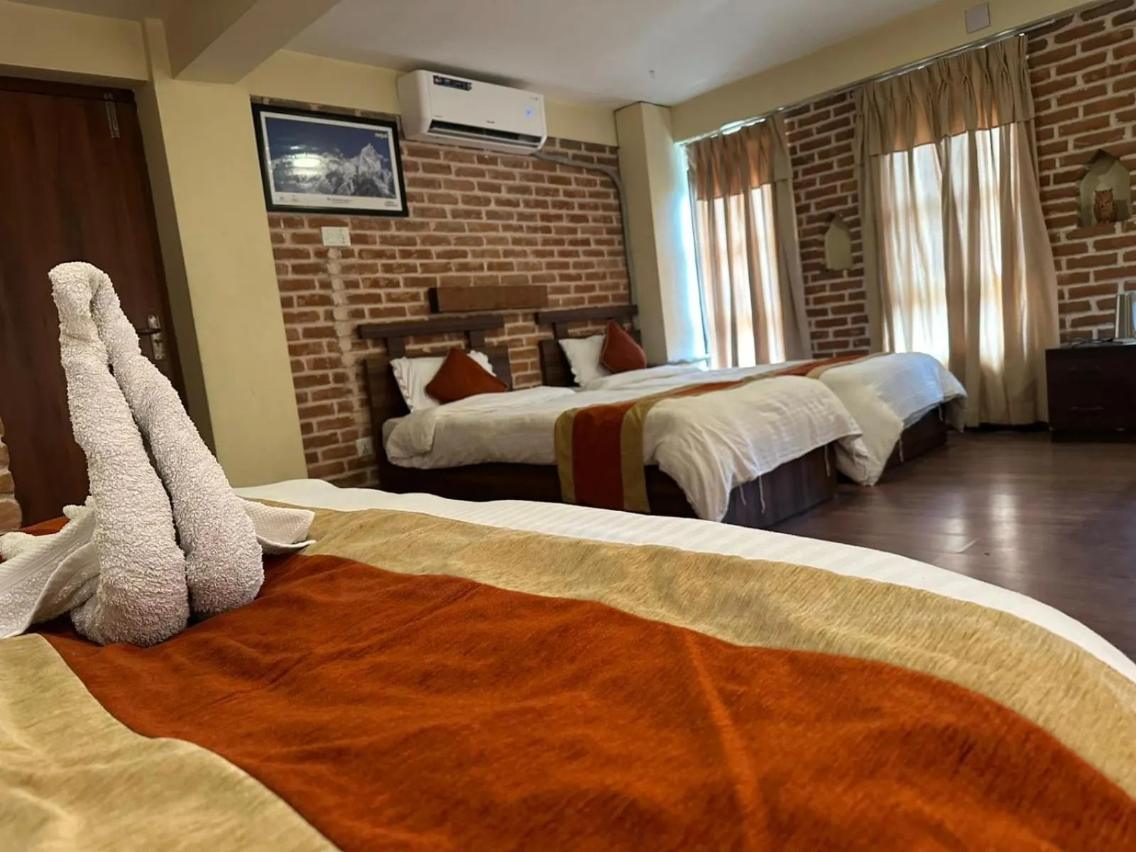 Photo of the whole room, Bed in HOTEL LAYAKU DURBAR