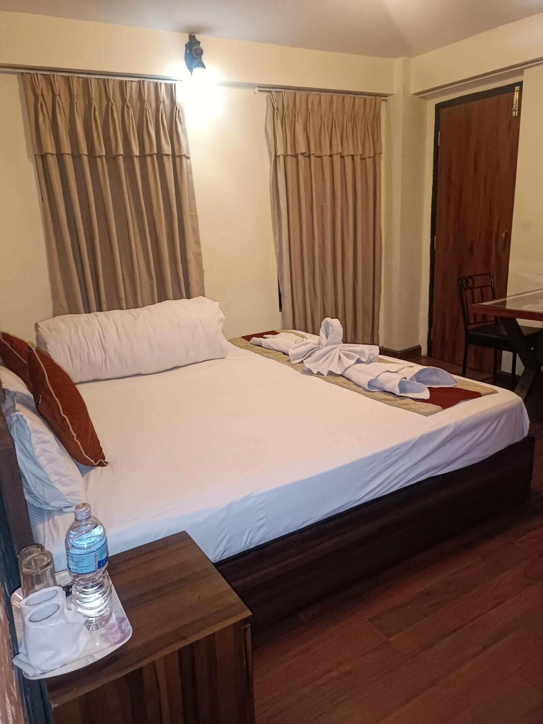Photo of the whole room, Bed in HOTEL LAYAKU DURBAR