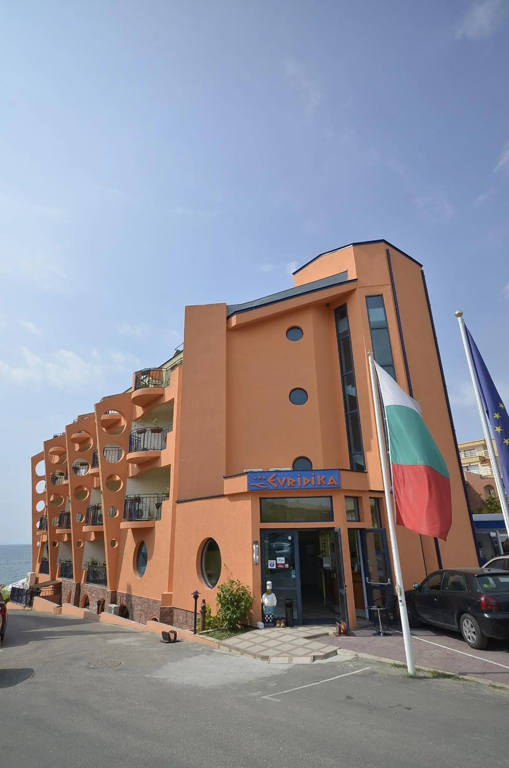 Facade/entrance in Hotel Evridika
