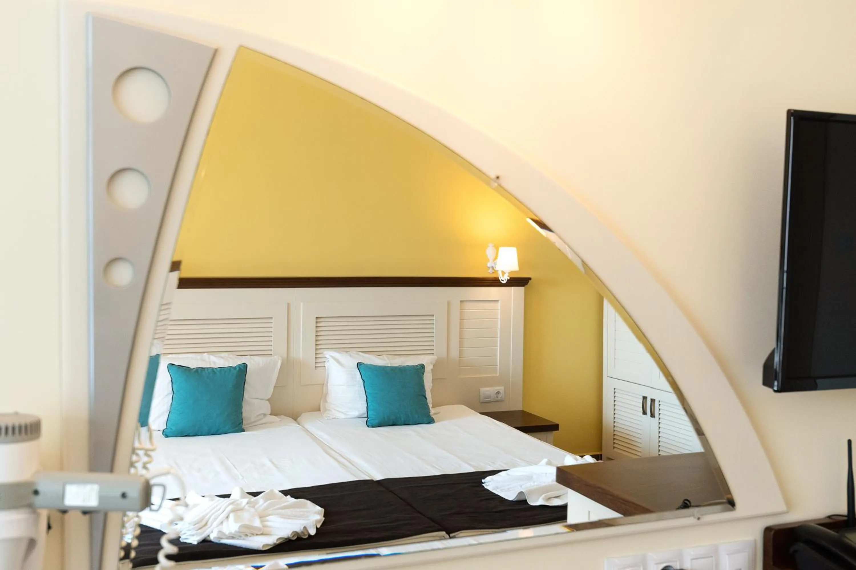 Bedroom, Bed in Hotel Evridika