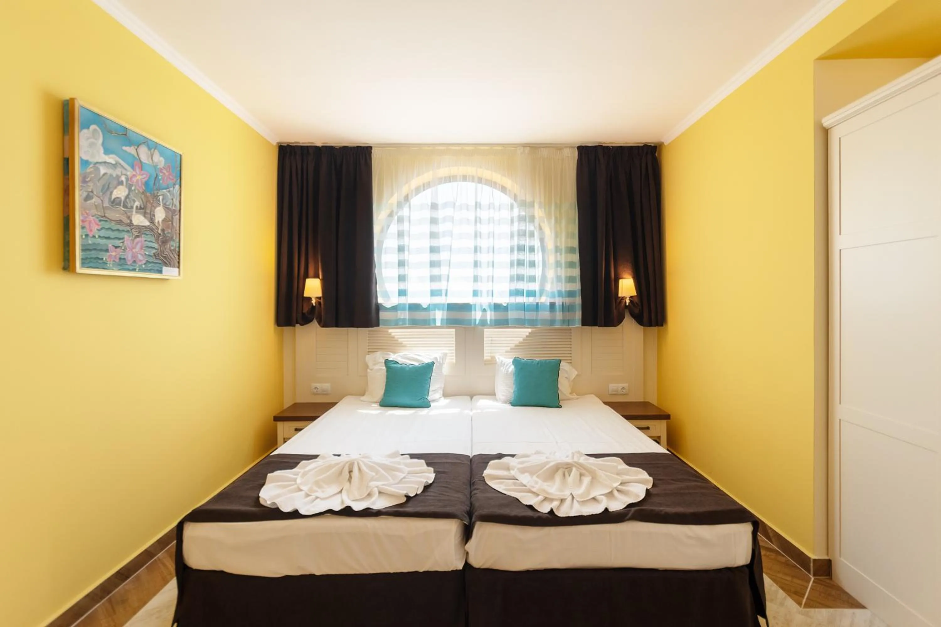 Bedroom, Bed in Hotel Evridika