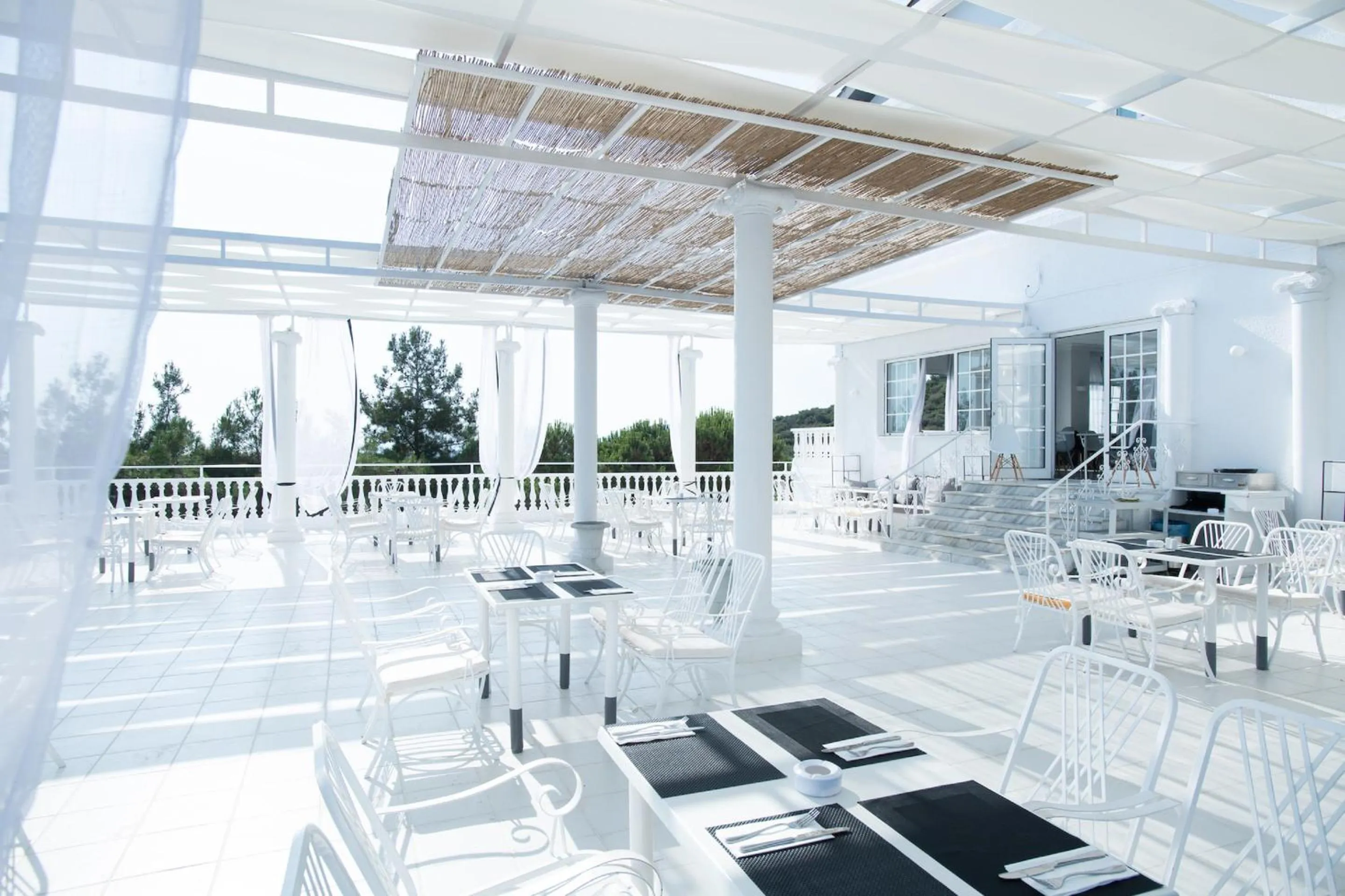 Buffet breakfast in Bianco Olympico Beach Resort-All Inclusive