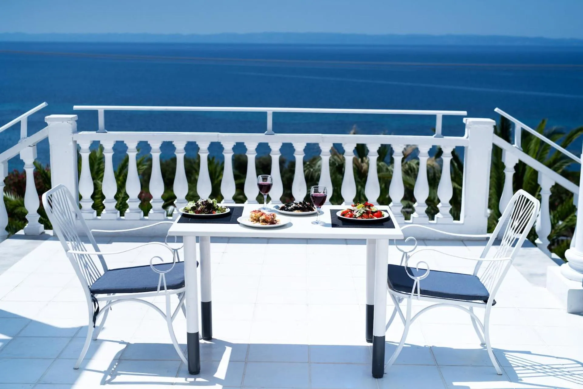Balcony/Terrace in Bianco Olympico Beach Resort-All Inclusive