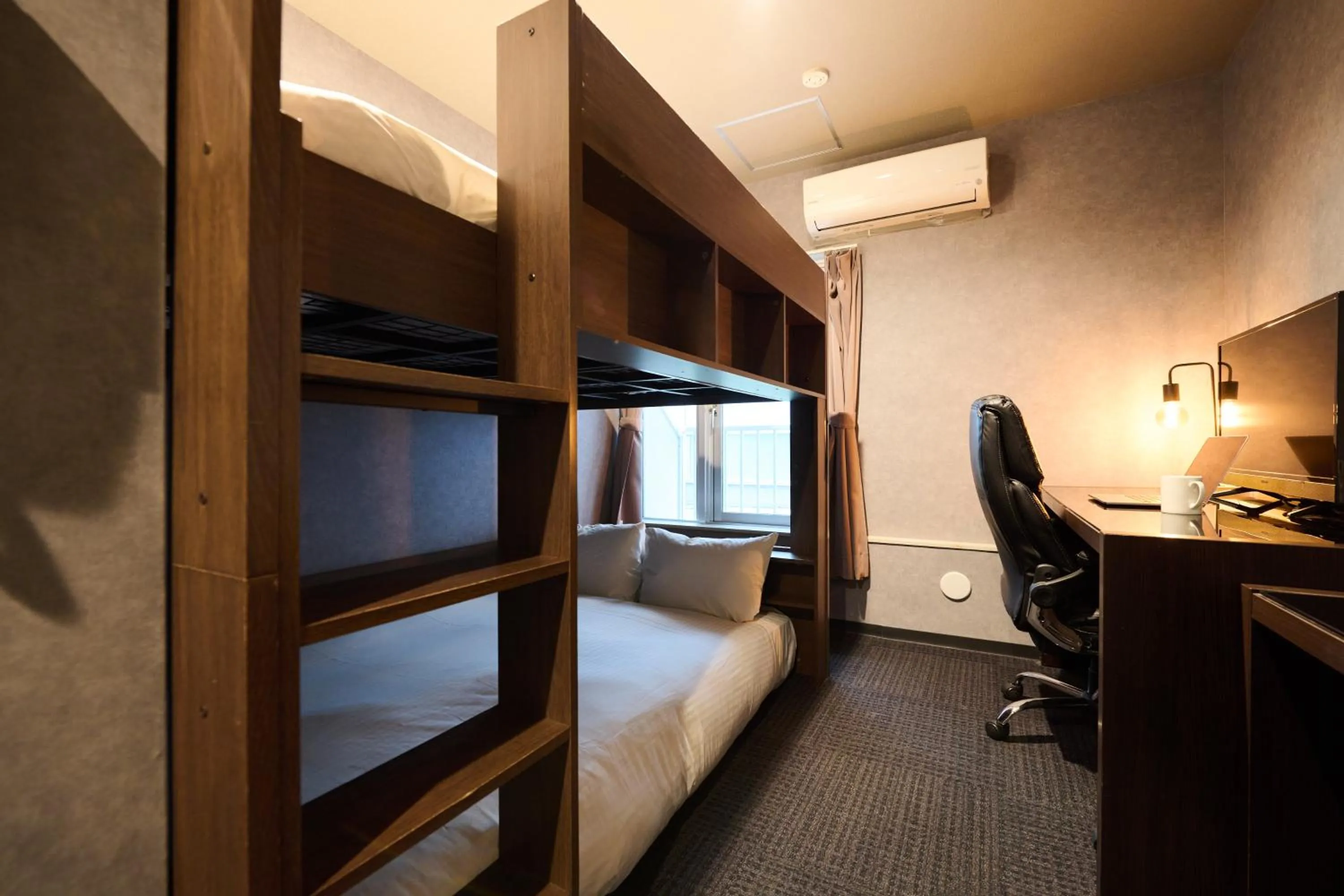 Bed in Residence Hotel Stripe Sapporo