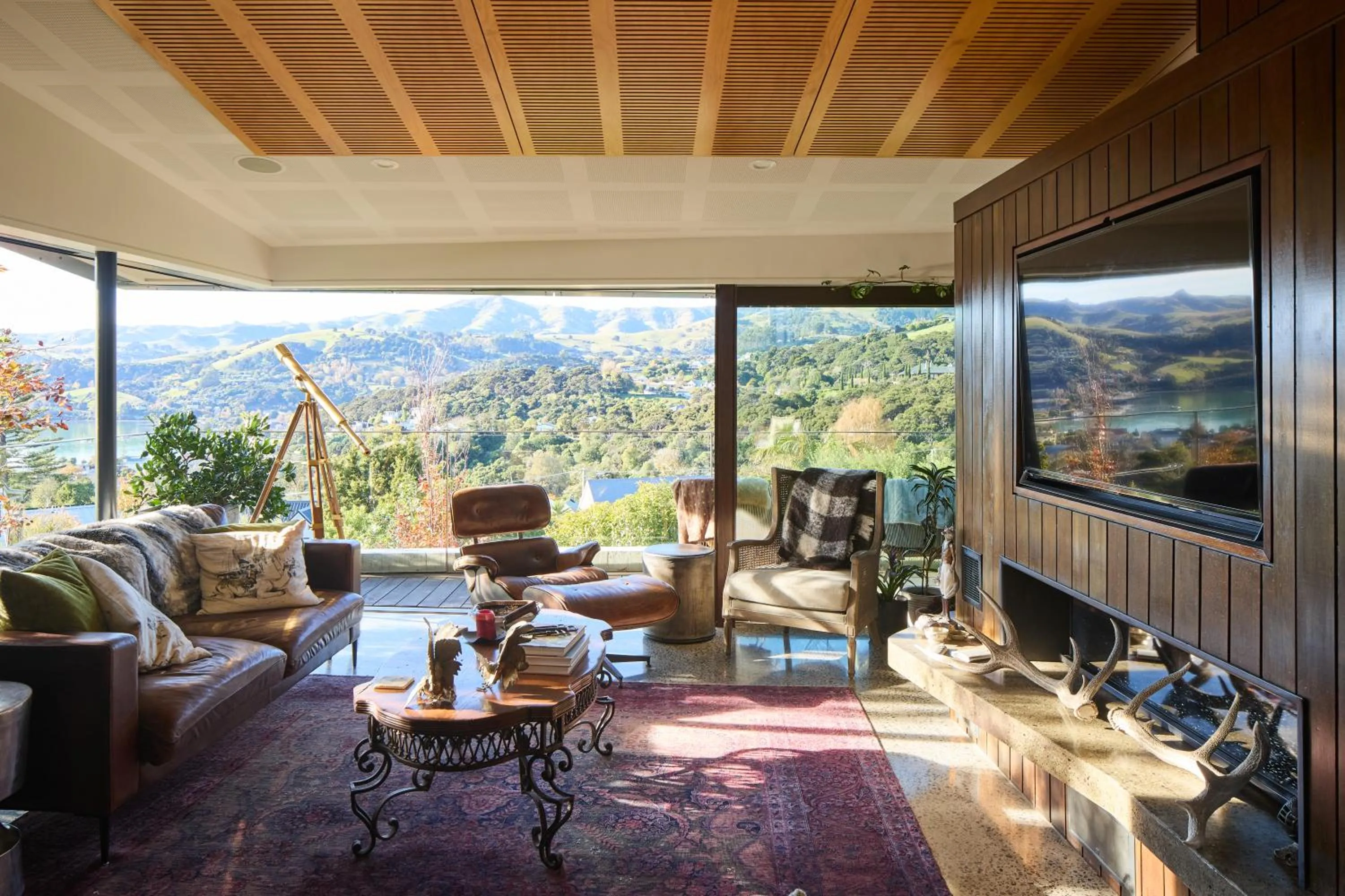 Living room in Newton Heights
