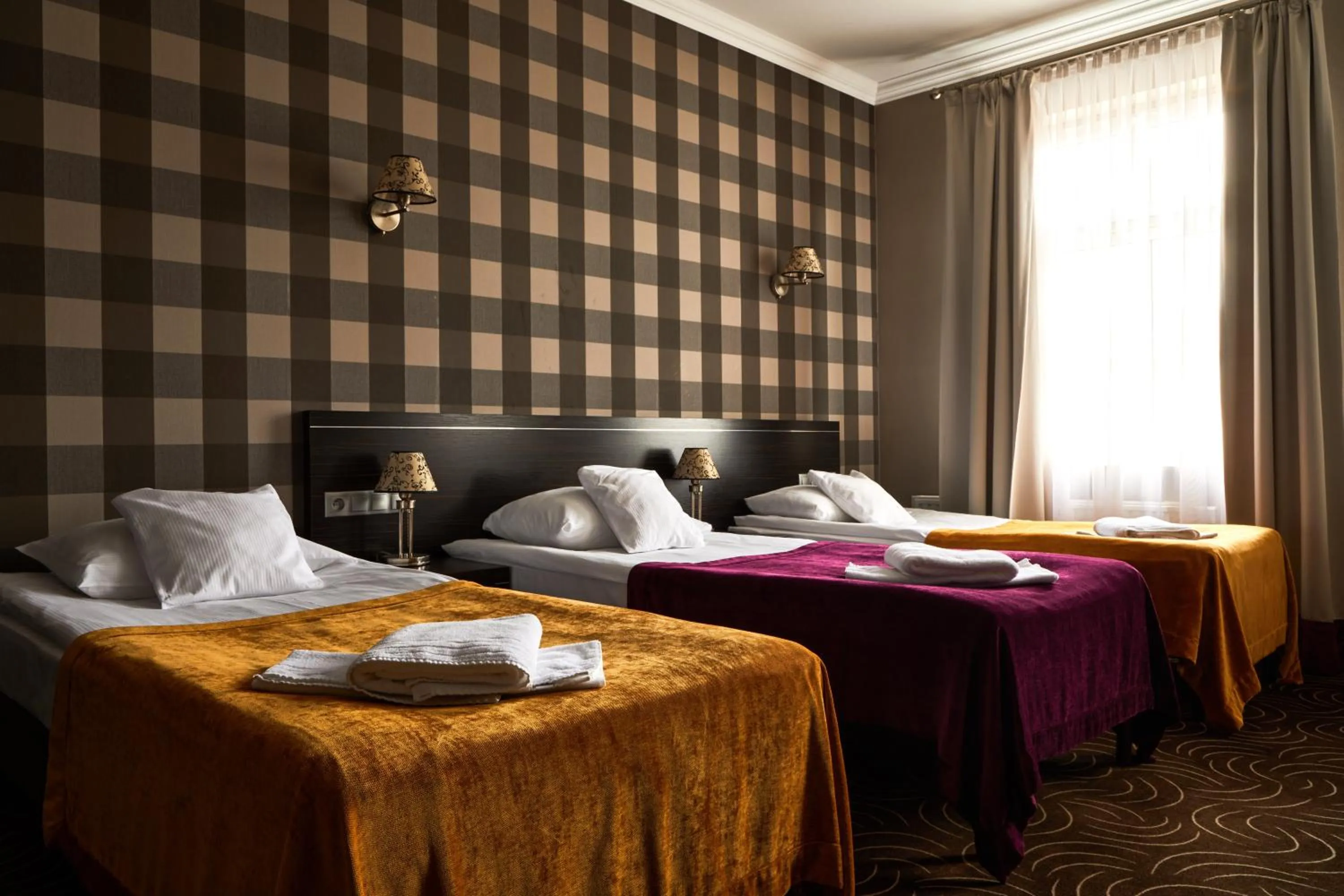 Bed in Hotel Racibor