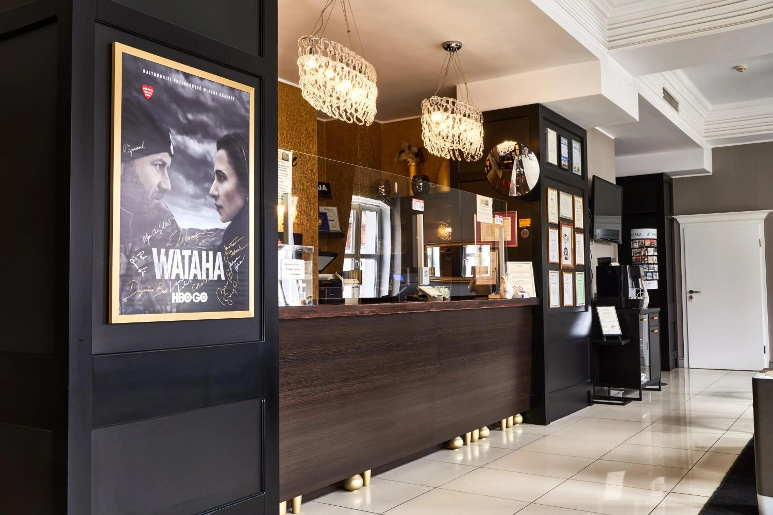 Lobby or reception in Hotel Racibor