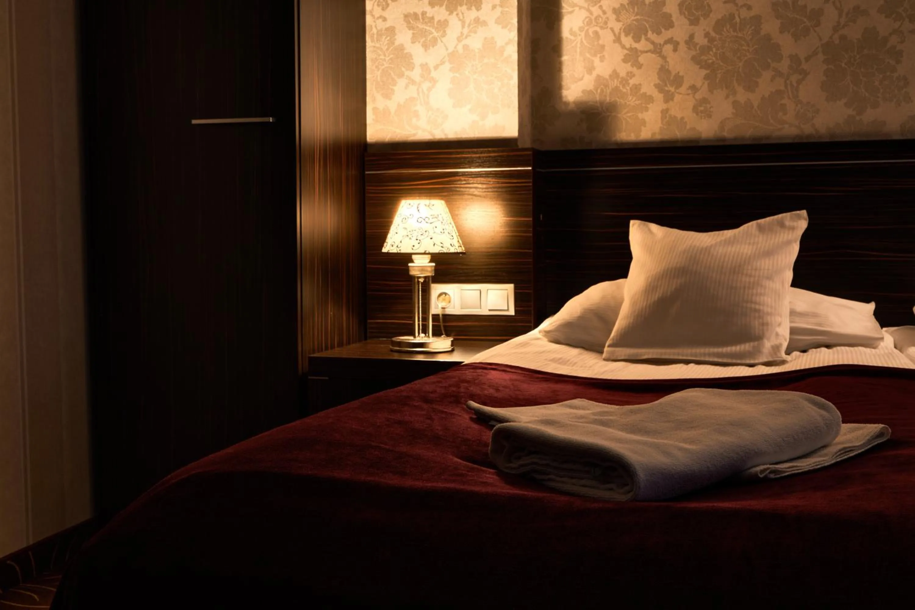 Bed in Hotel Racibor