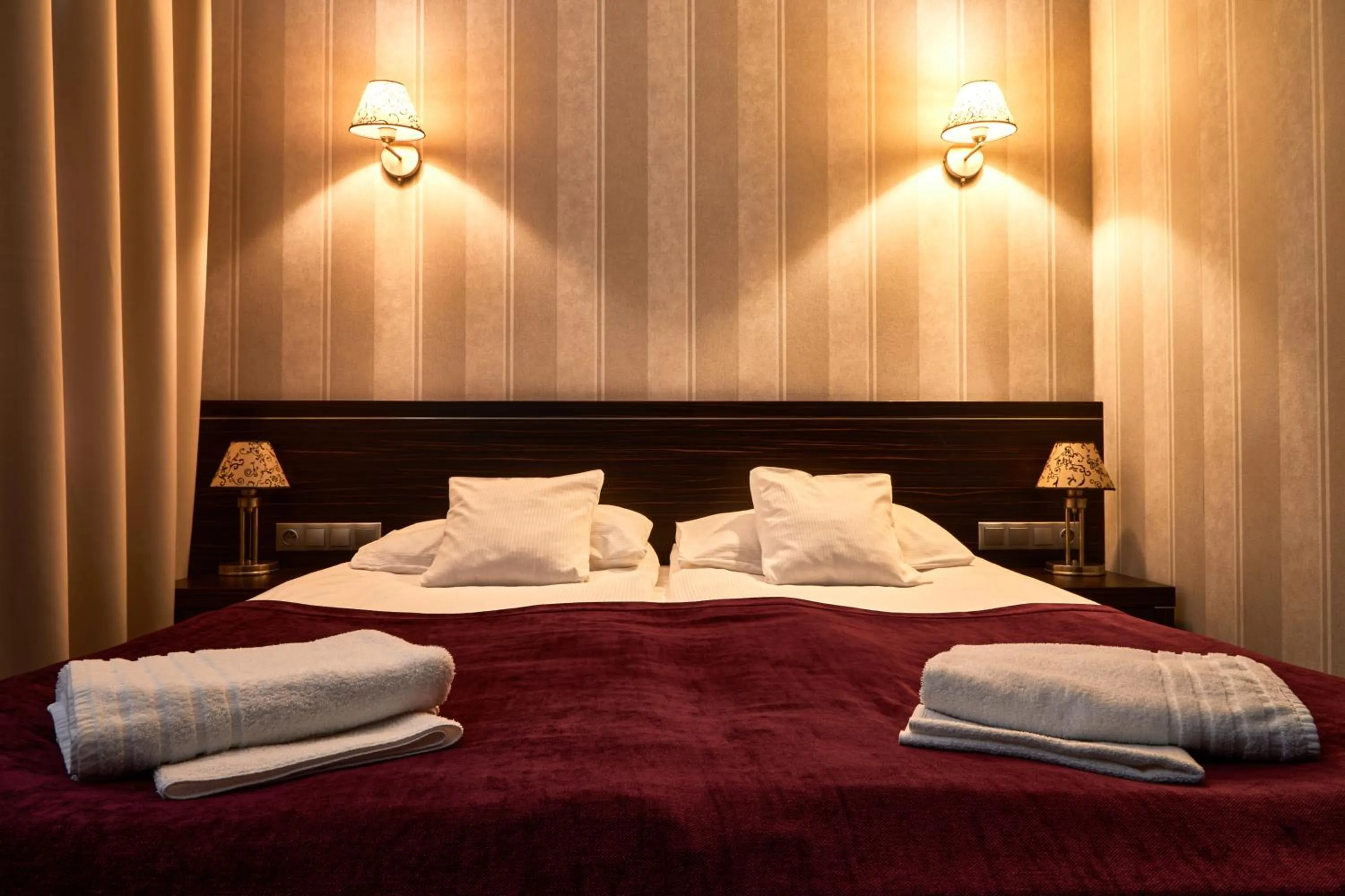 Bed in Hotel Racibor