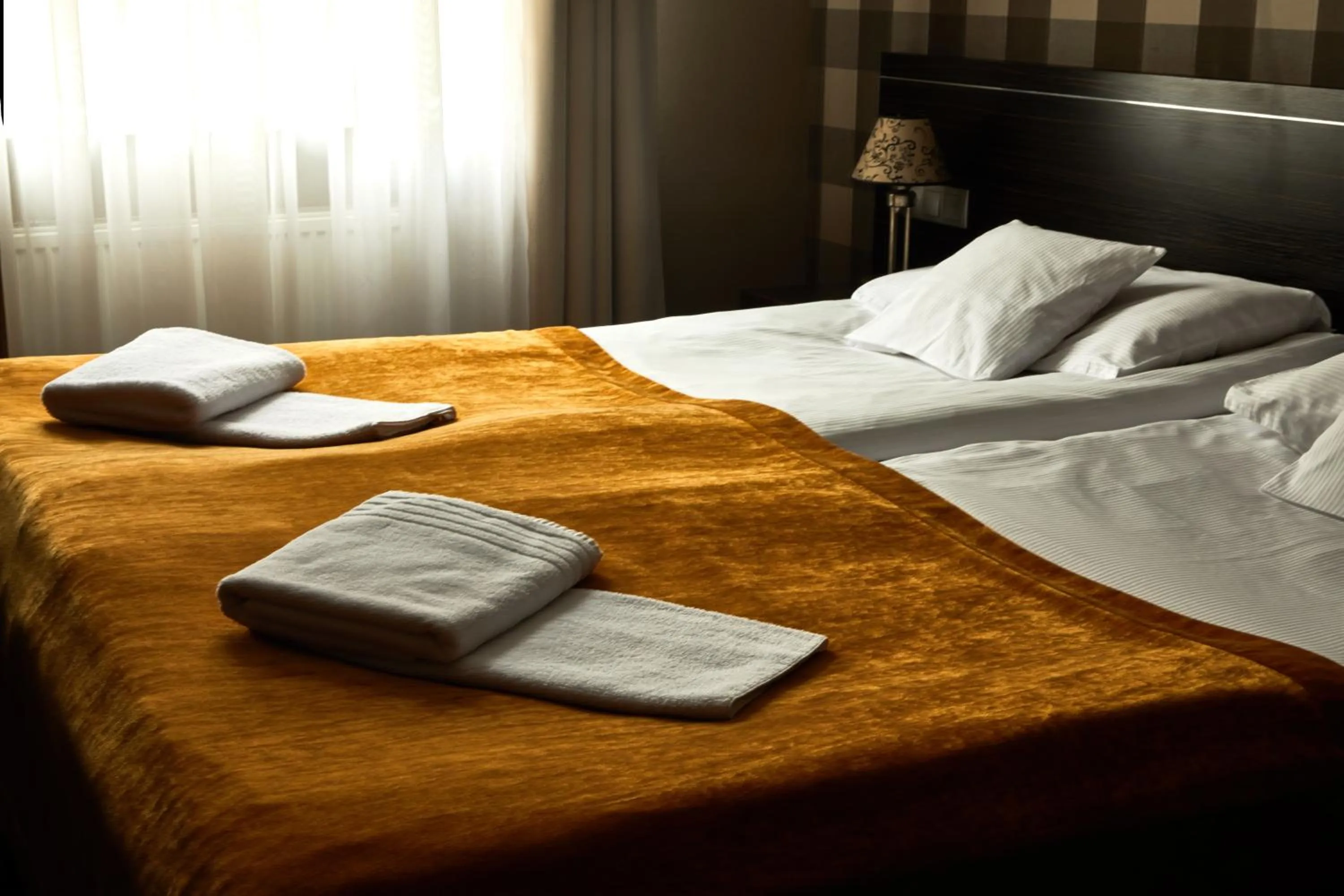 Bed in Hotel Racibor