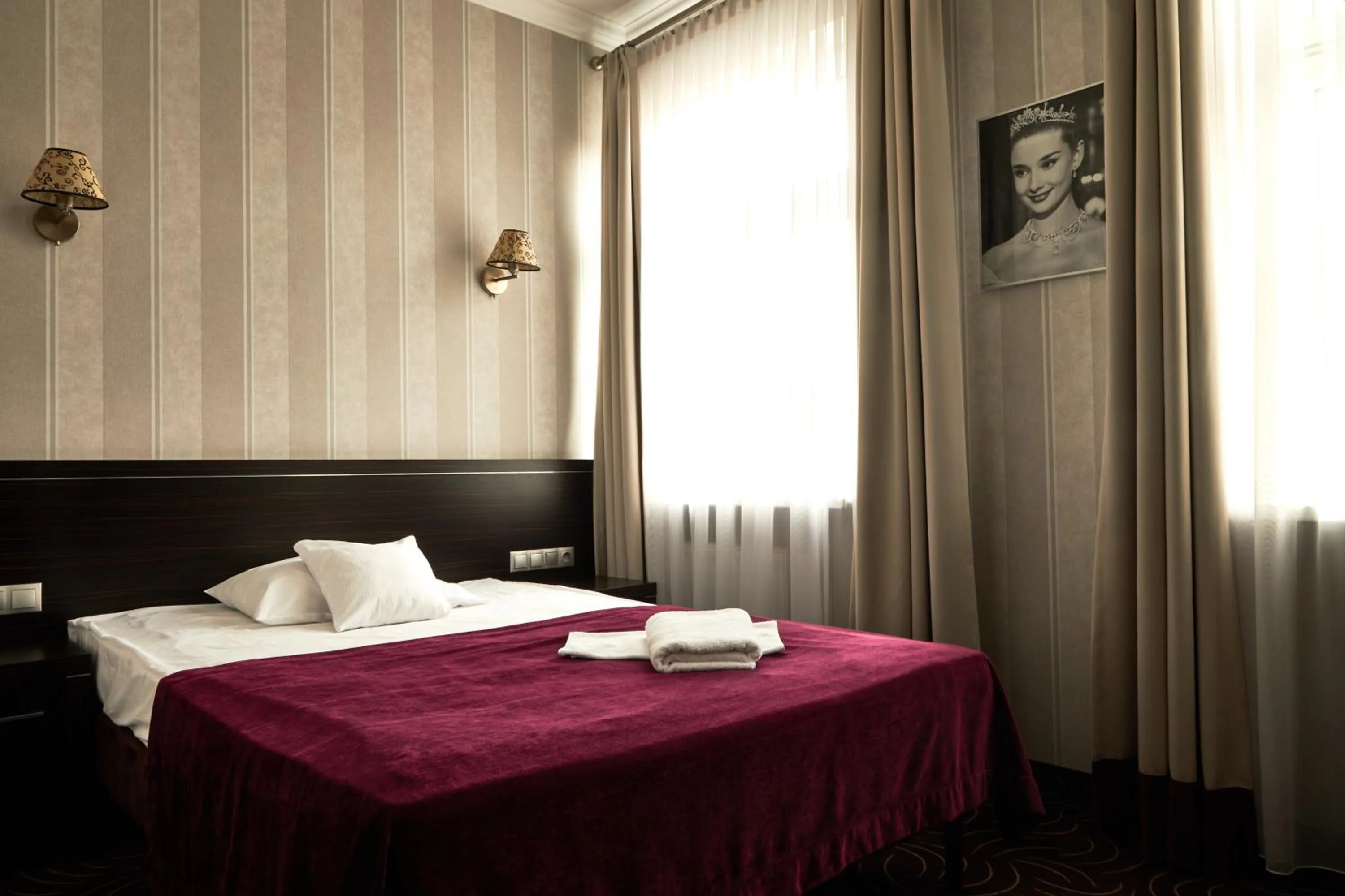 Bed in Hotel Racibor