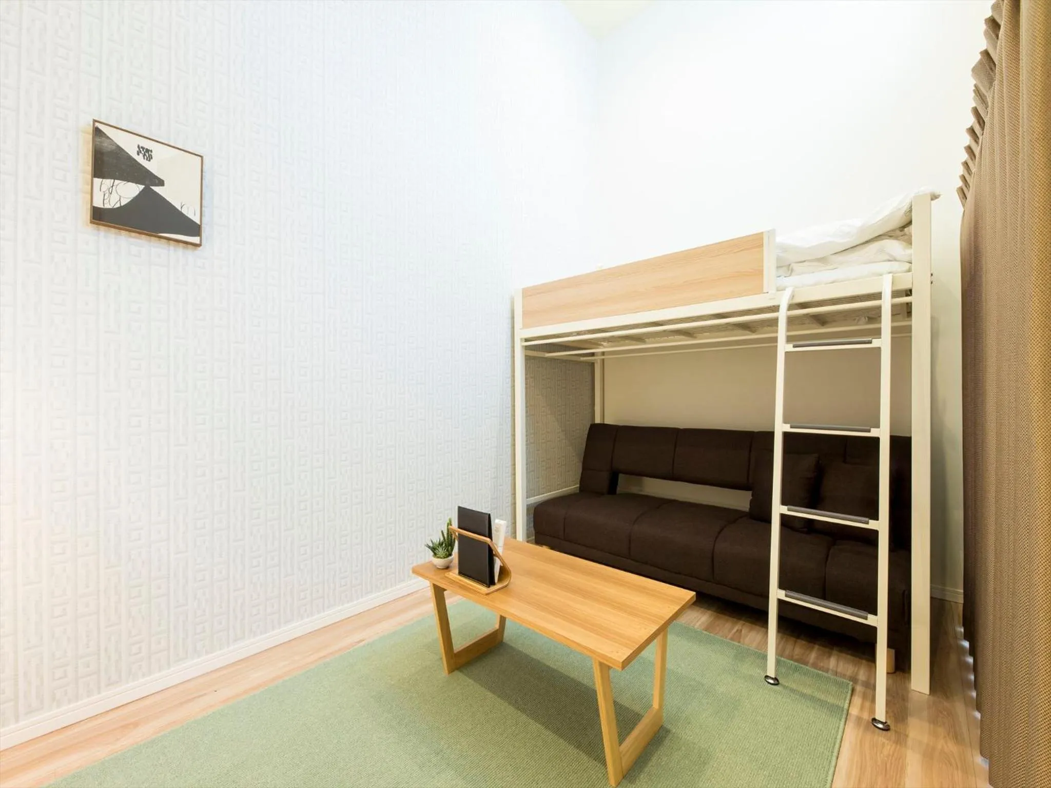 Living room, Bed in TRIP POD MINOSHIMA A