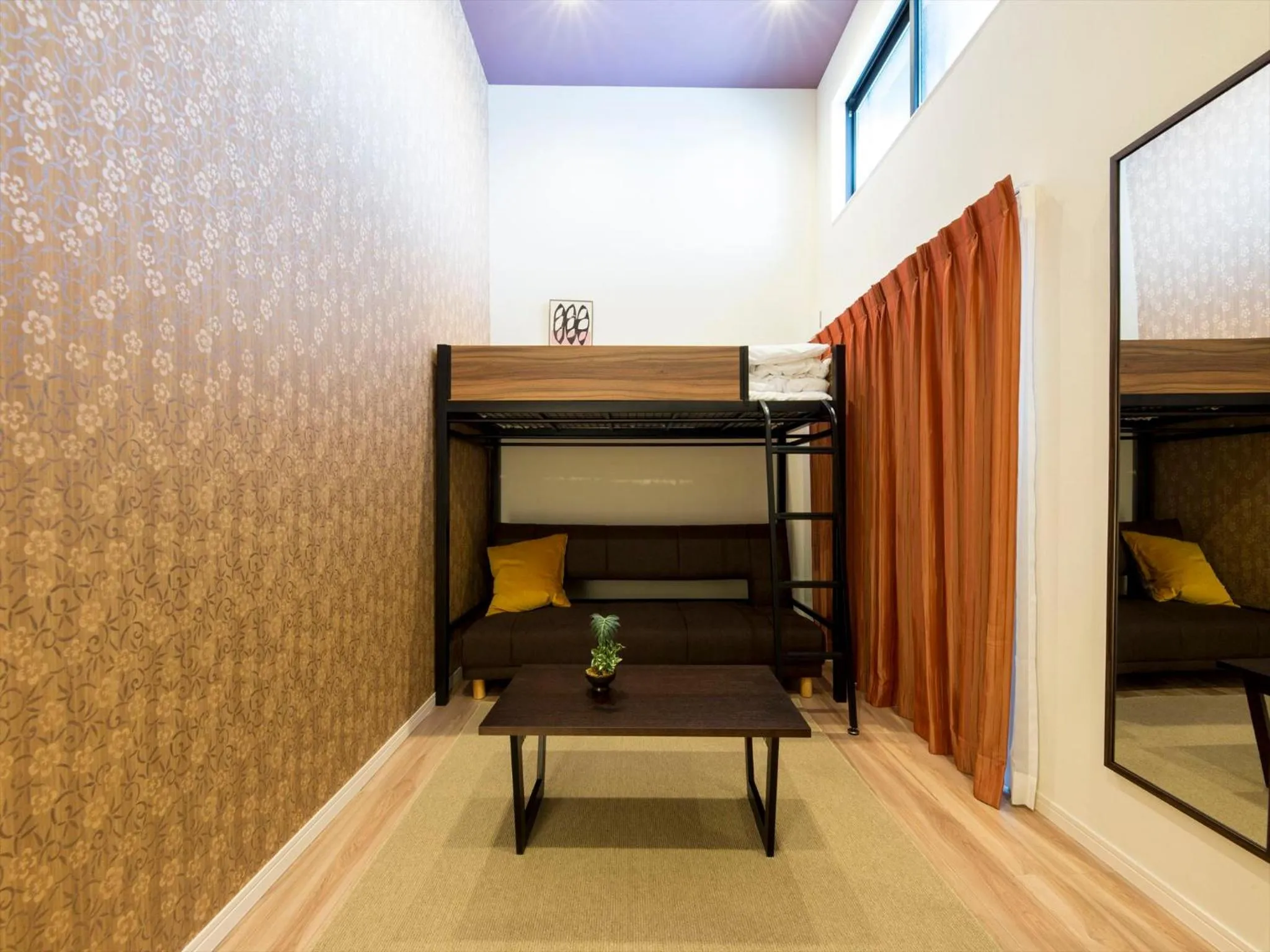 Living room, Bed in TRIP POD MINOSHIMA A