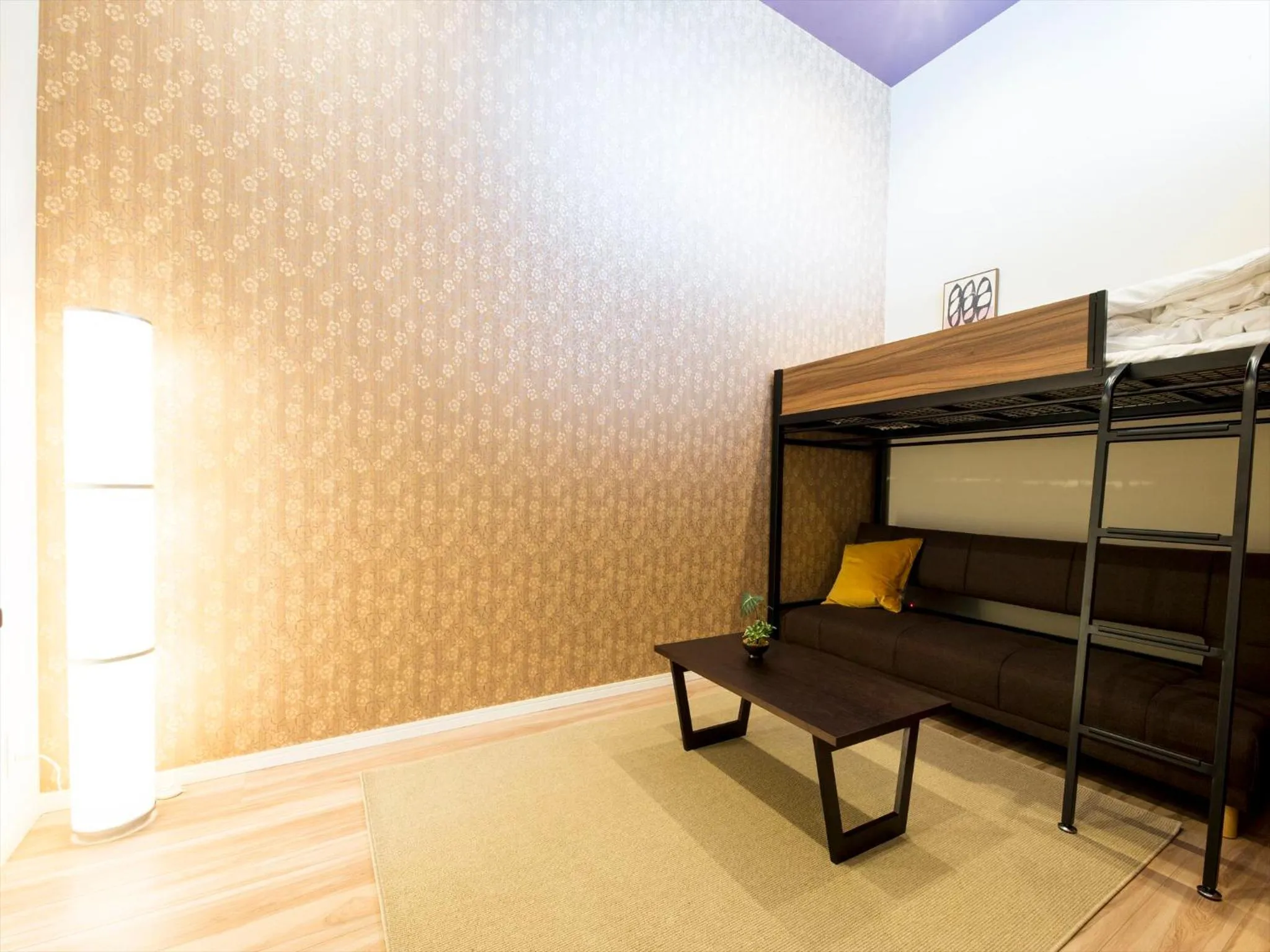 Living room, Bed in TRIP POD MINOSHIMA A