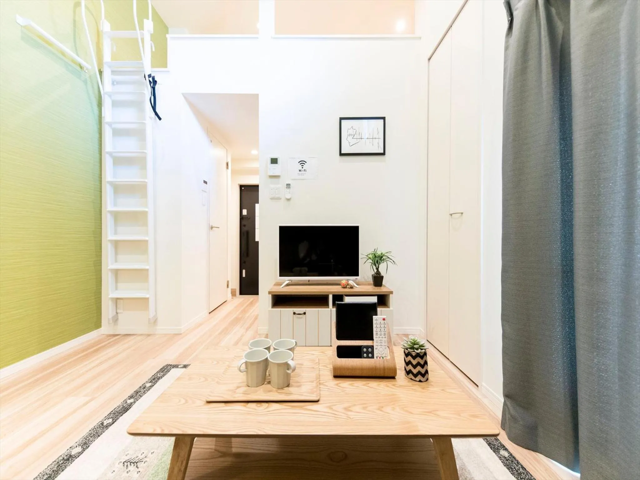 Living room in TRIP POD MINOSHIMA A