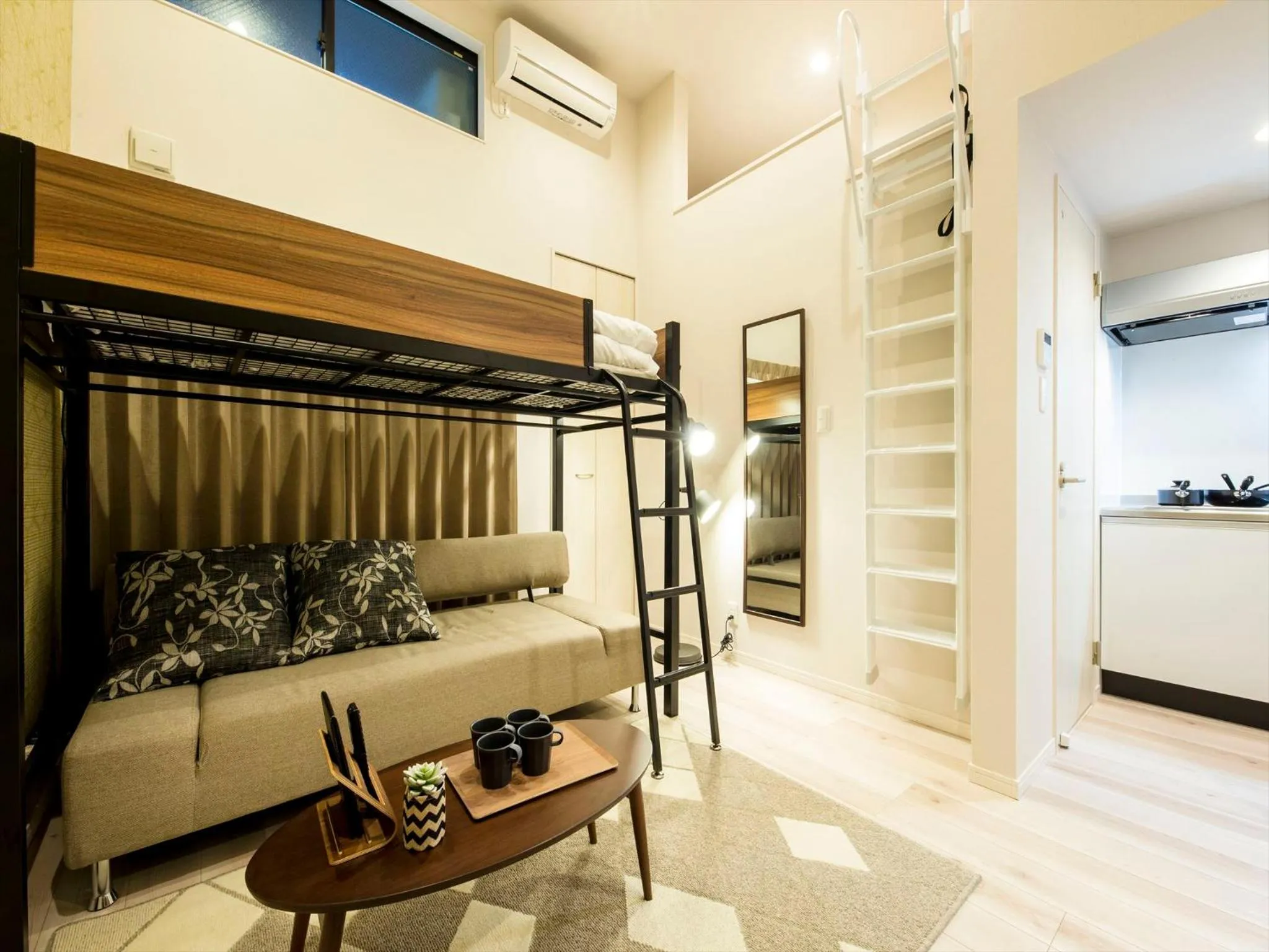 Living room in TRIP POD SUMIYOSHI B