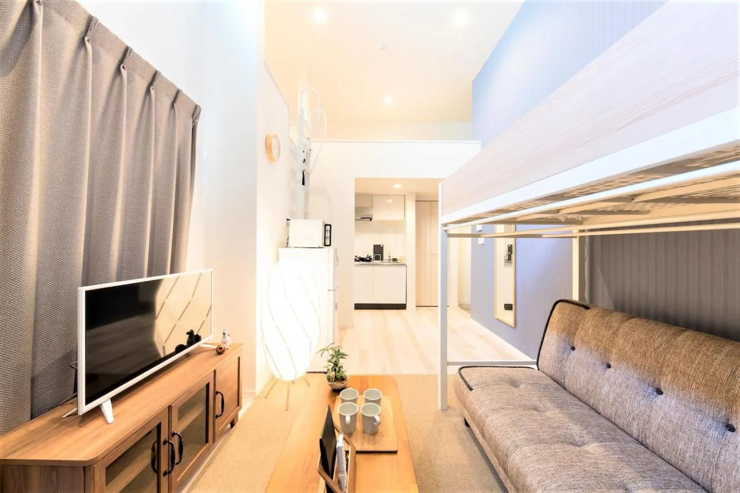 Living room in TRIP POD SUMIYOSHI B