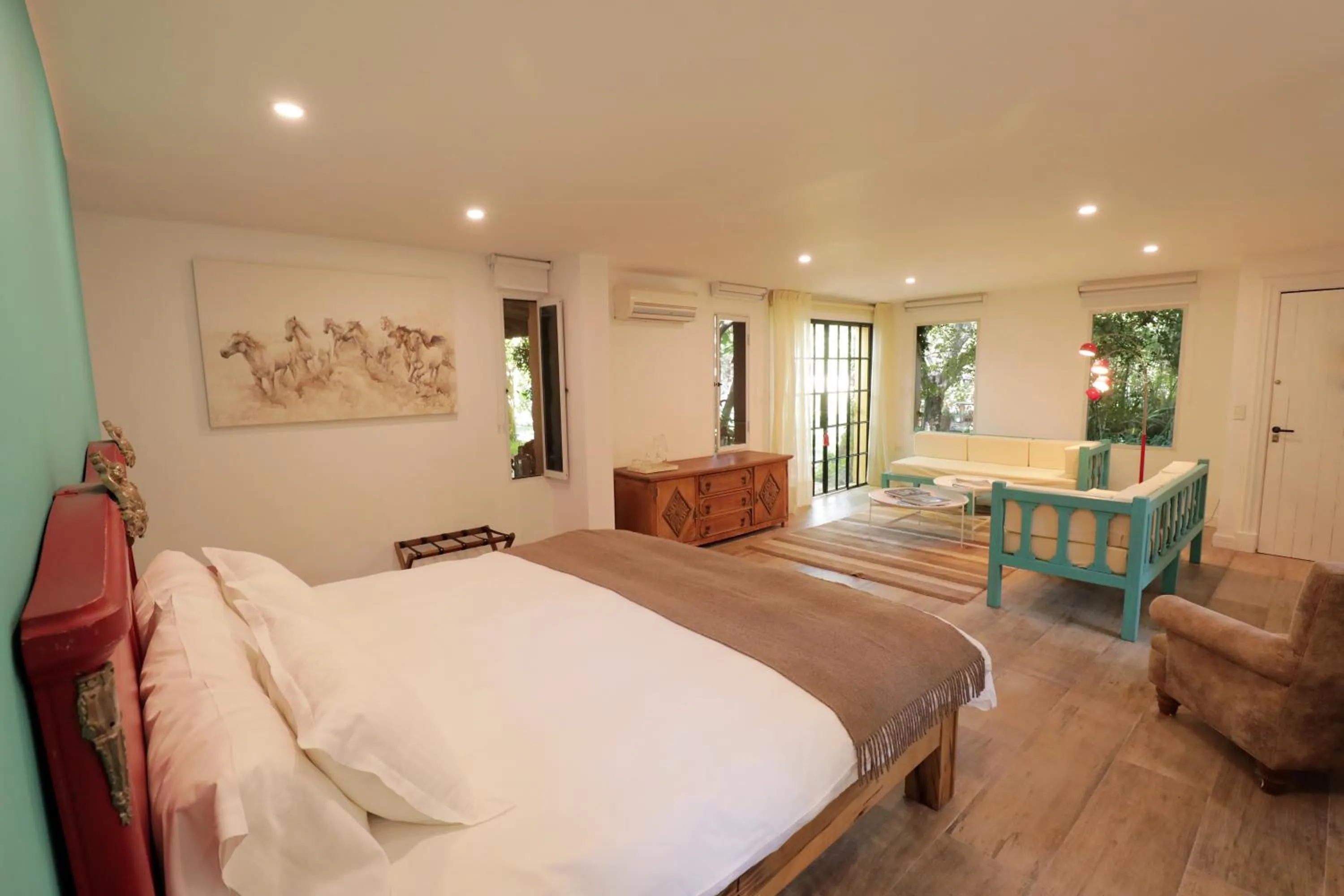 Bed in Finca Adalgisa Wine Hotel Mendoza