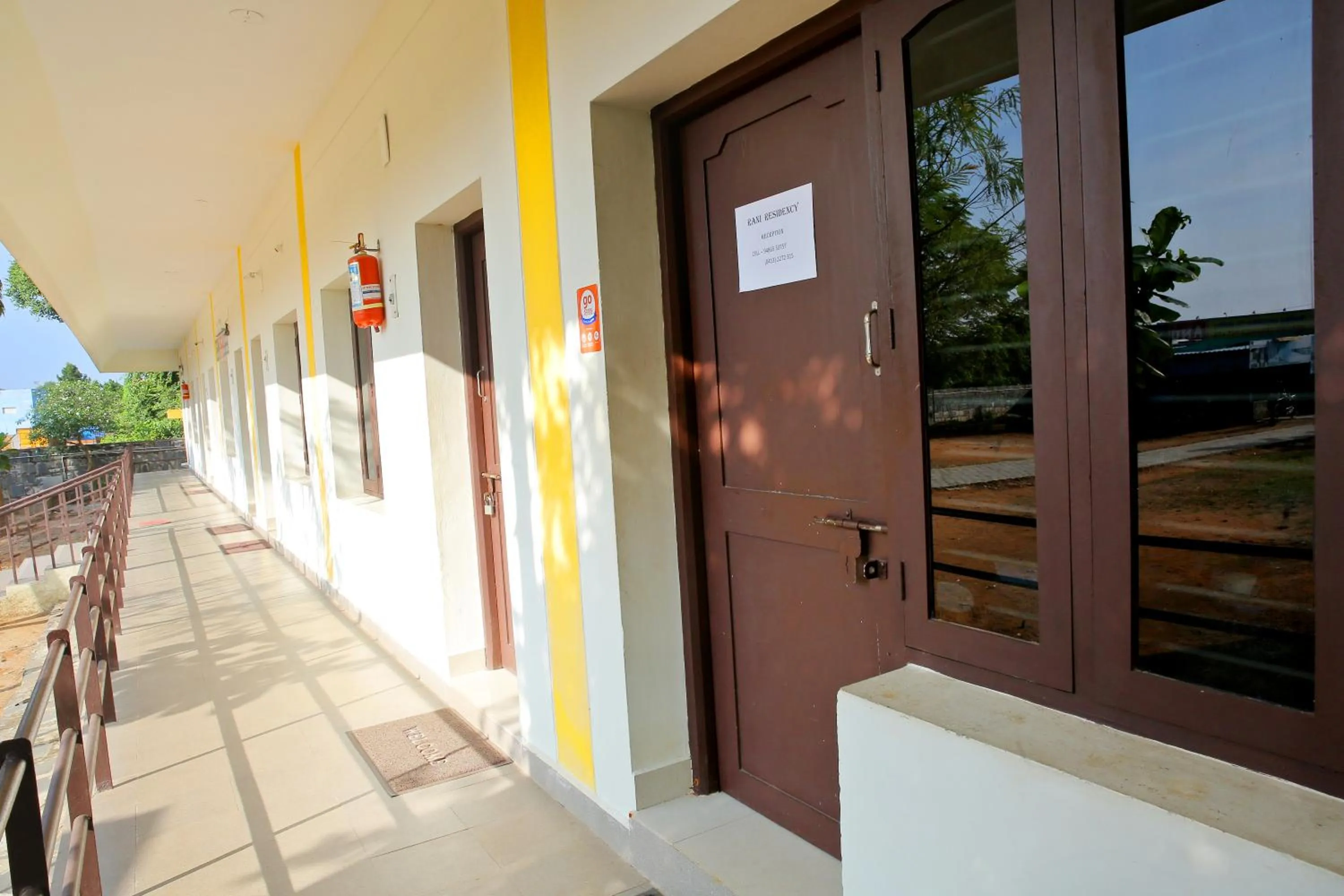 Patio in Rani Residency