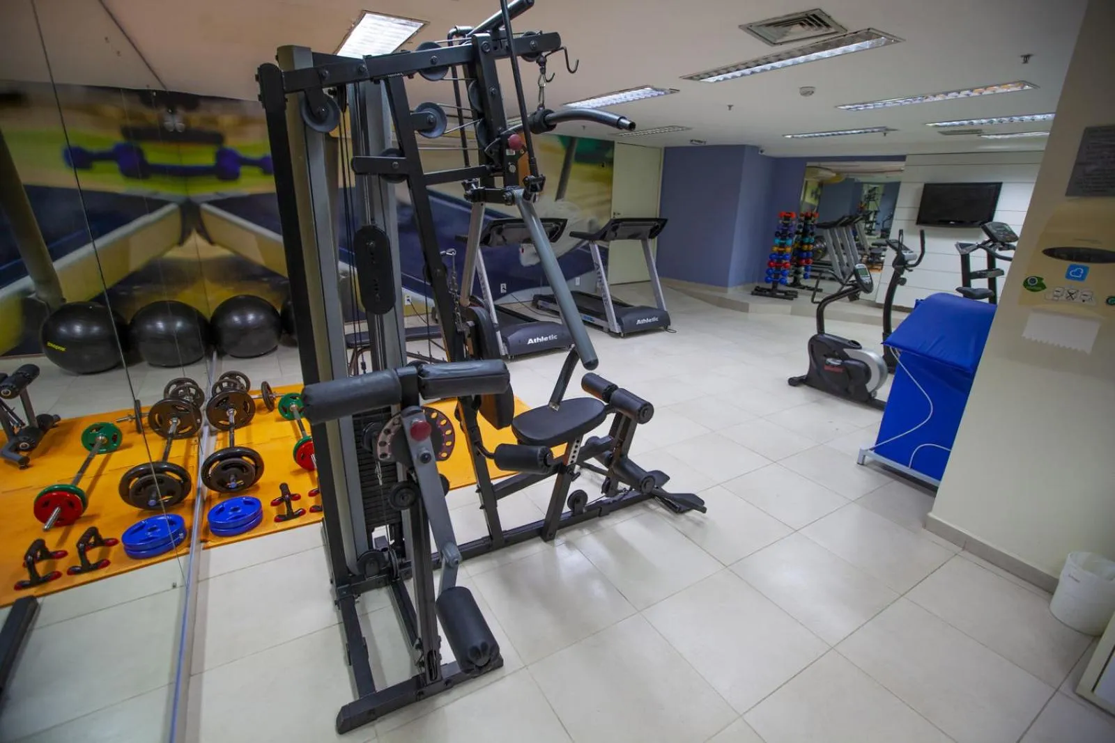 Fitness centre/facilities in Del Mar Hotel