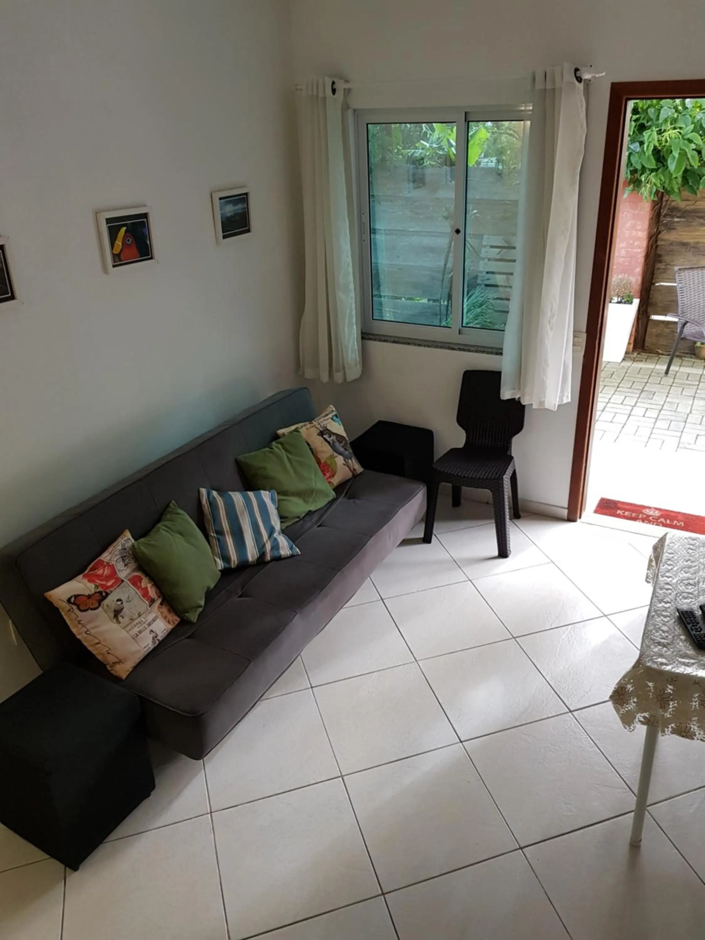 Seating area in Pousada Green