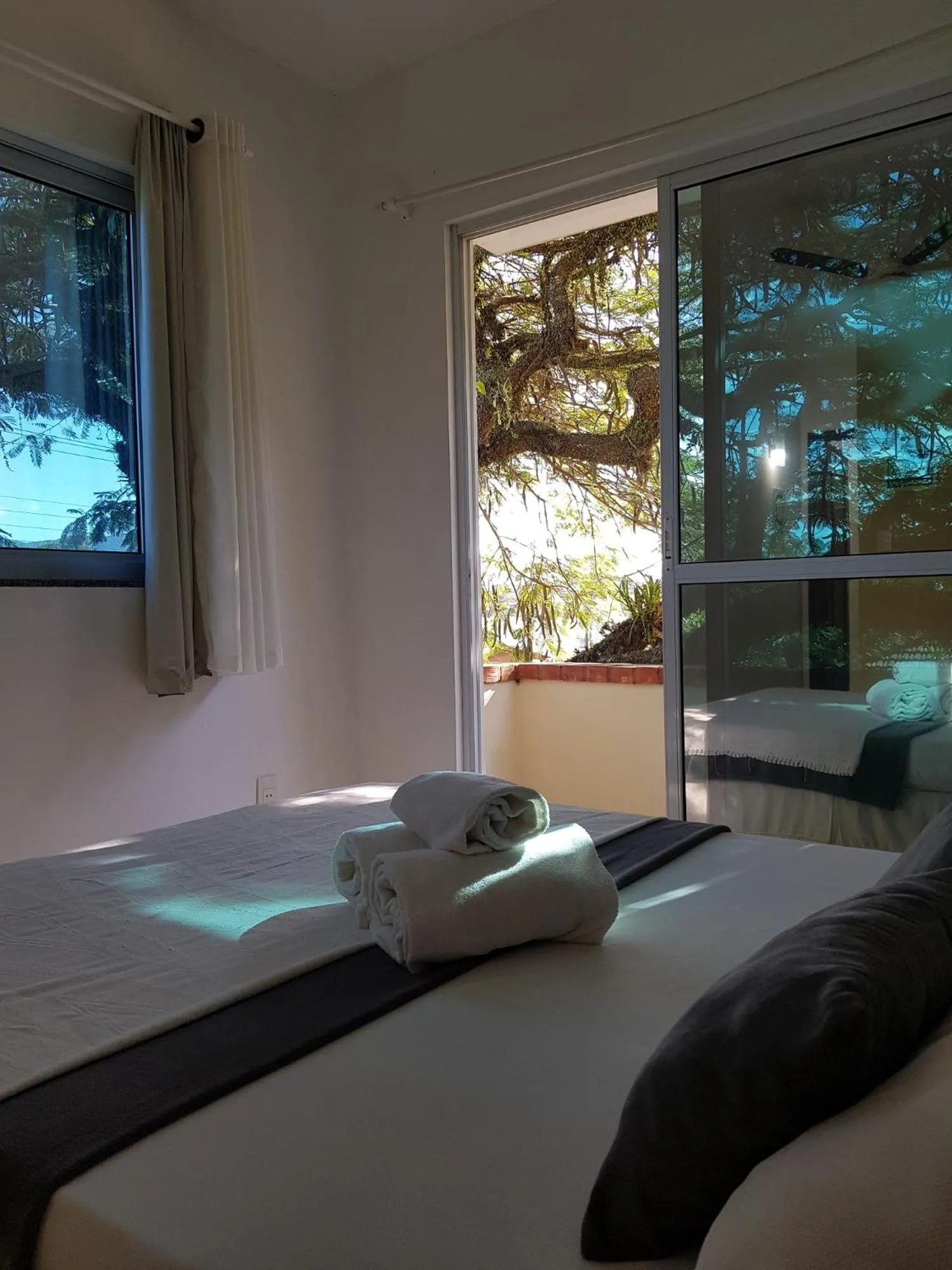 Bedroom, Bed in Pousada Green