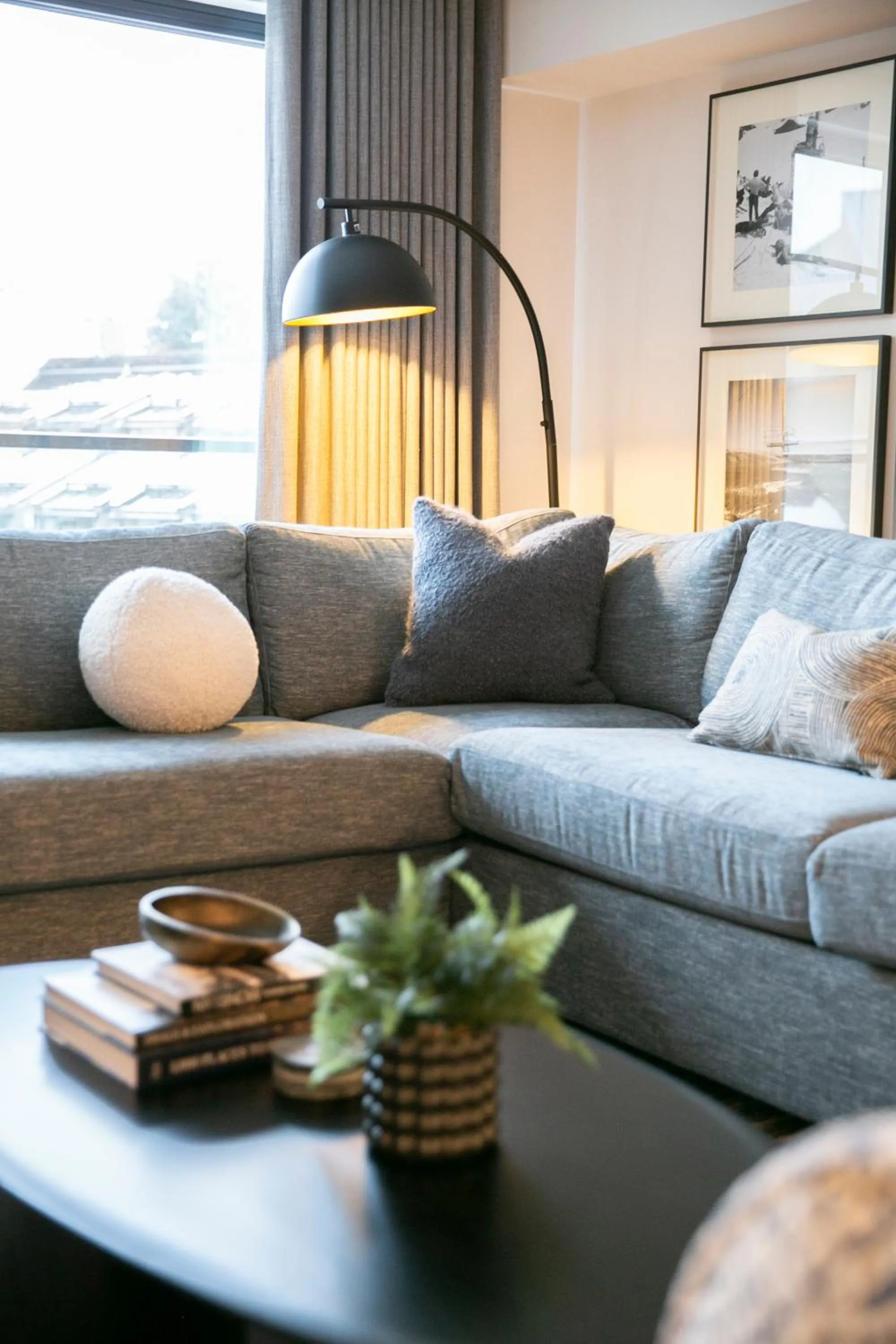 Living room in Carleton Lodge