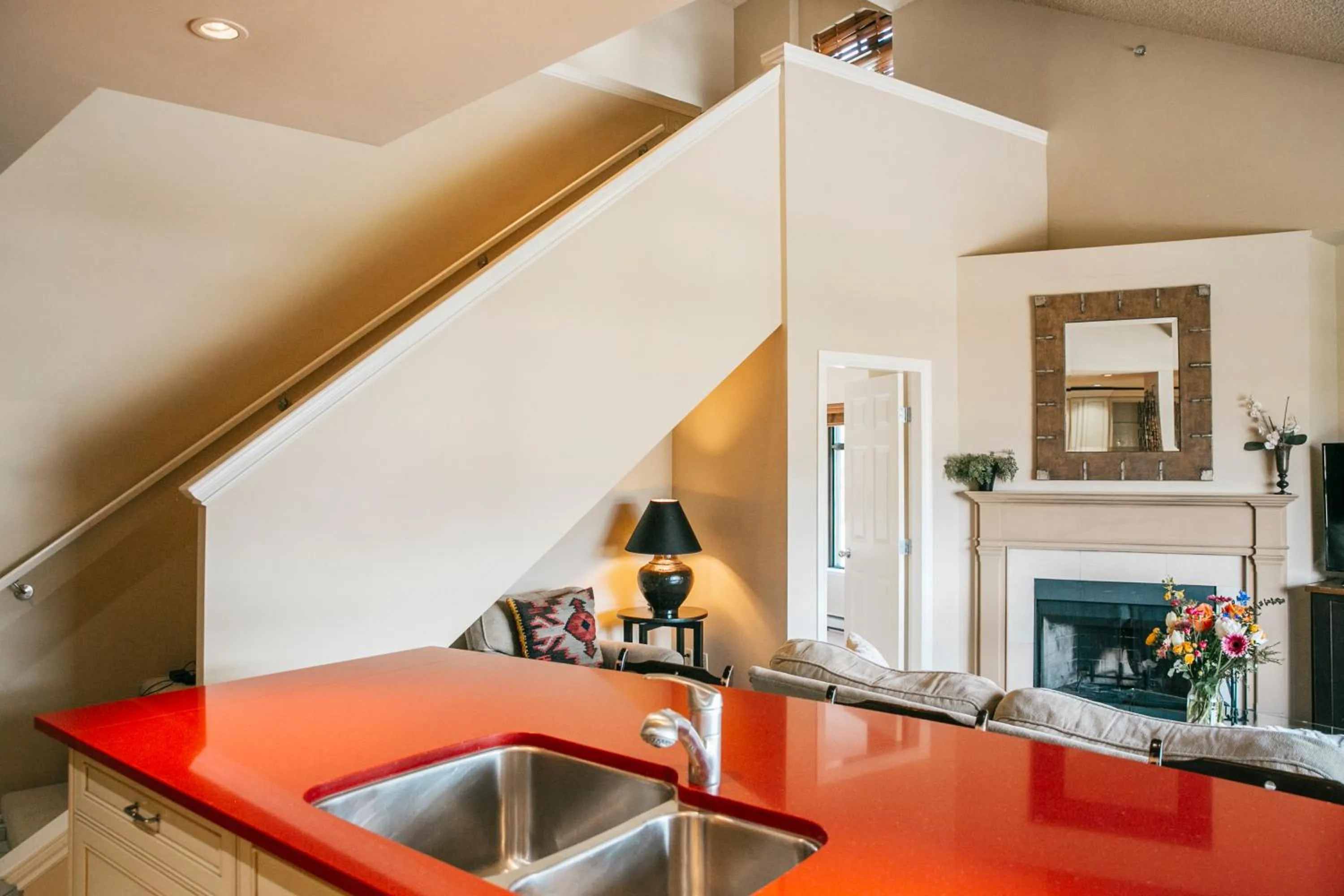 Living room in Carleton Lodge
