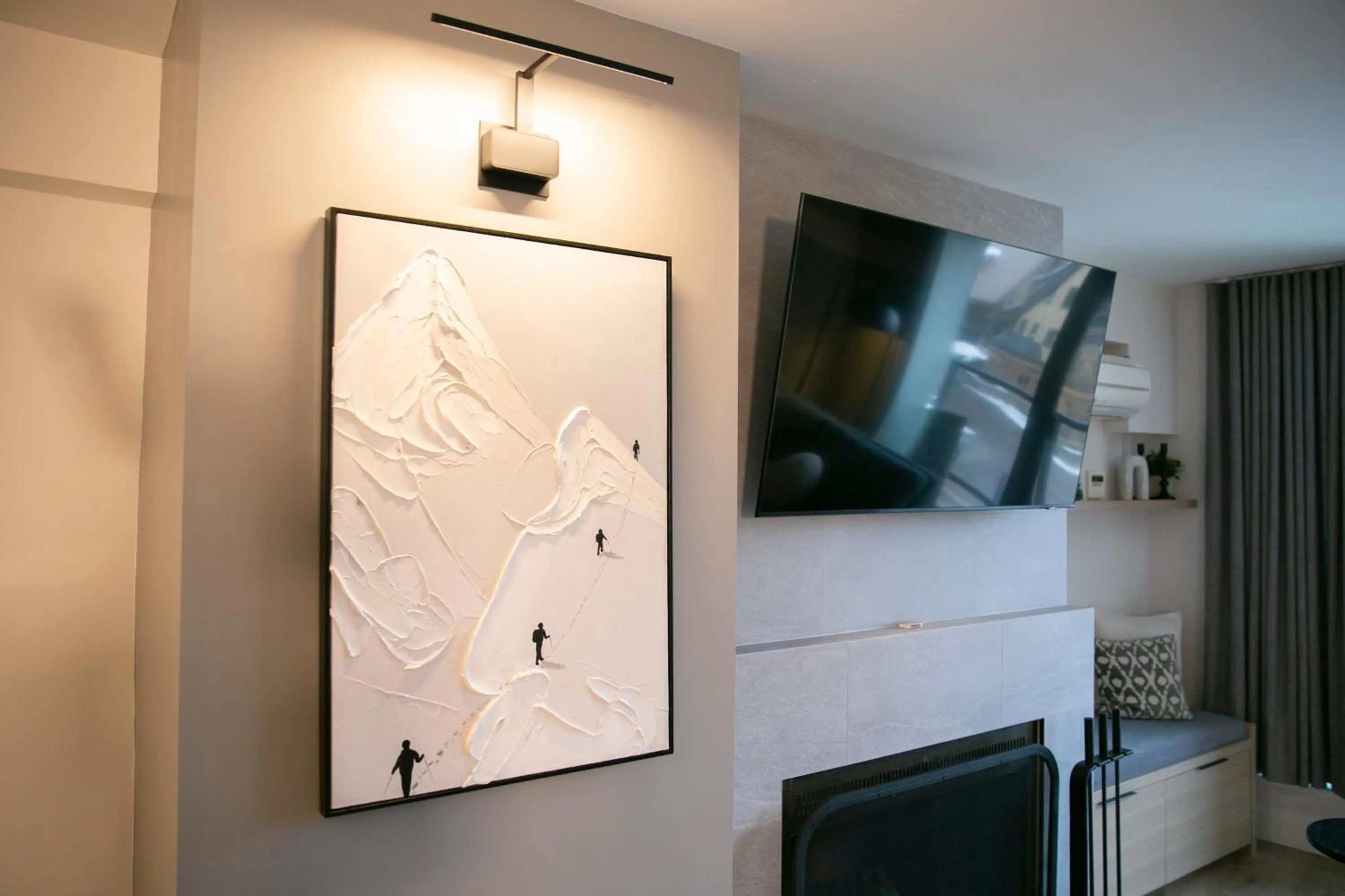 Living room in Carleton Lodge