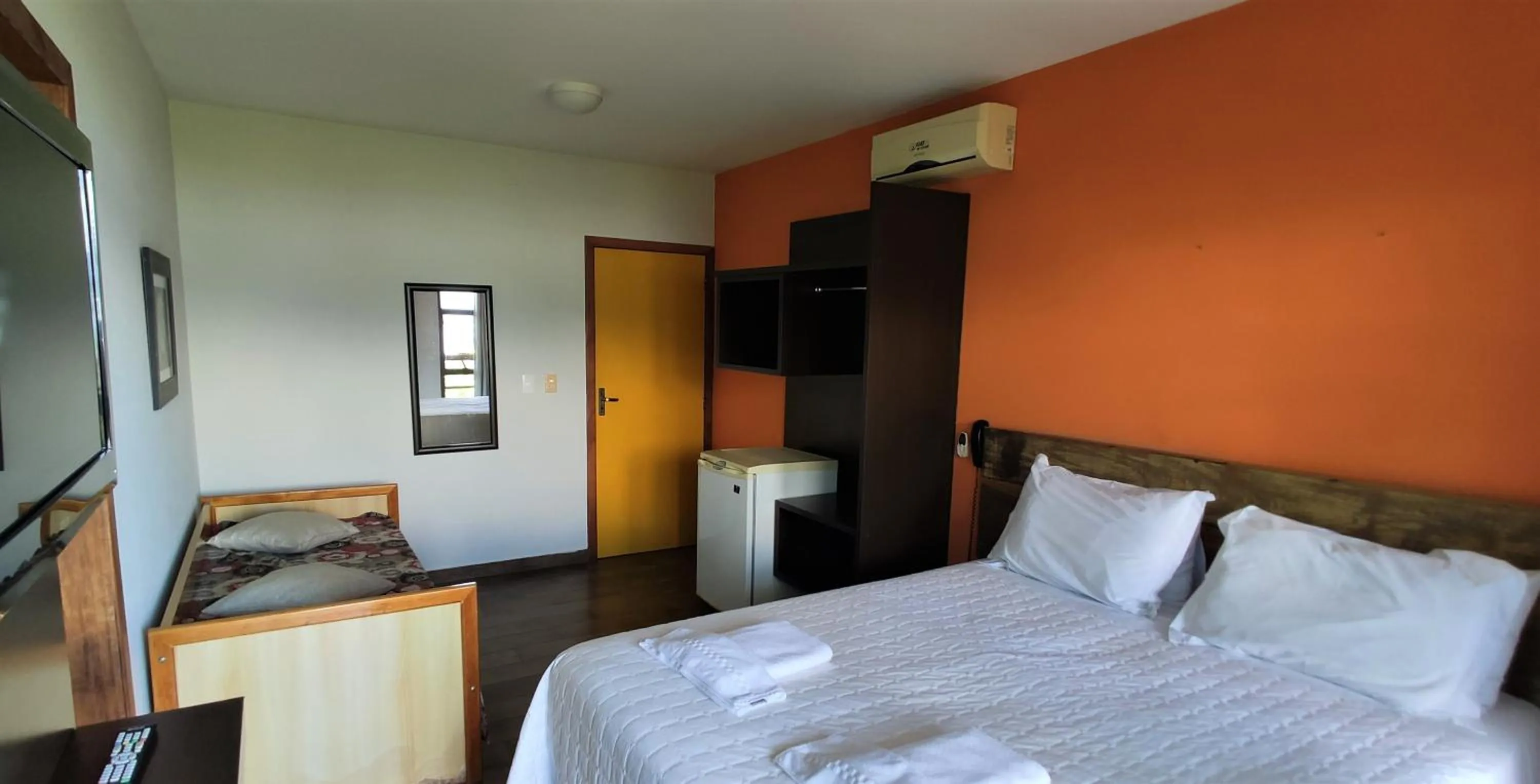 Bed in Pousada Ecomar