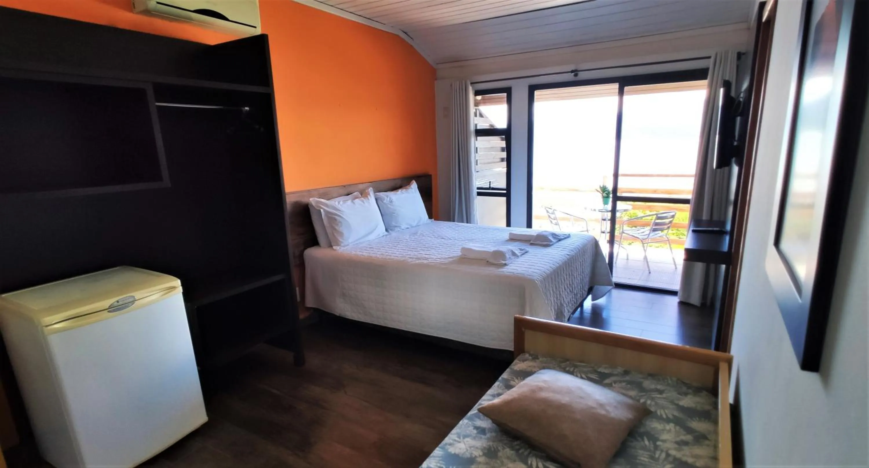 Bed in Pousada Ecomar