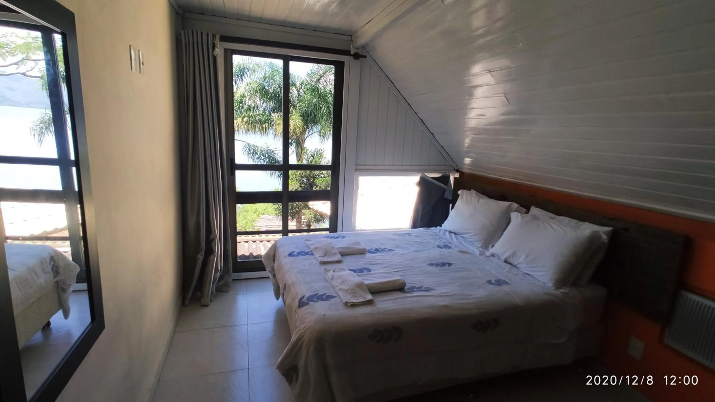 Bed in Pousada Ecomar