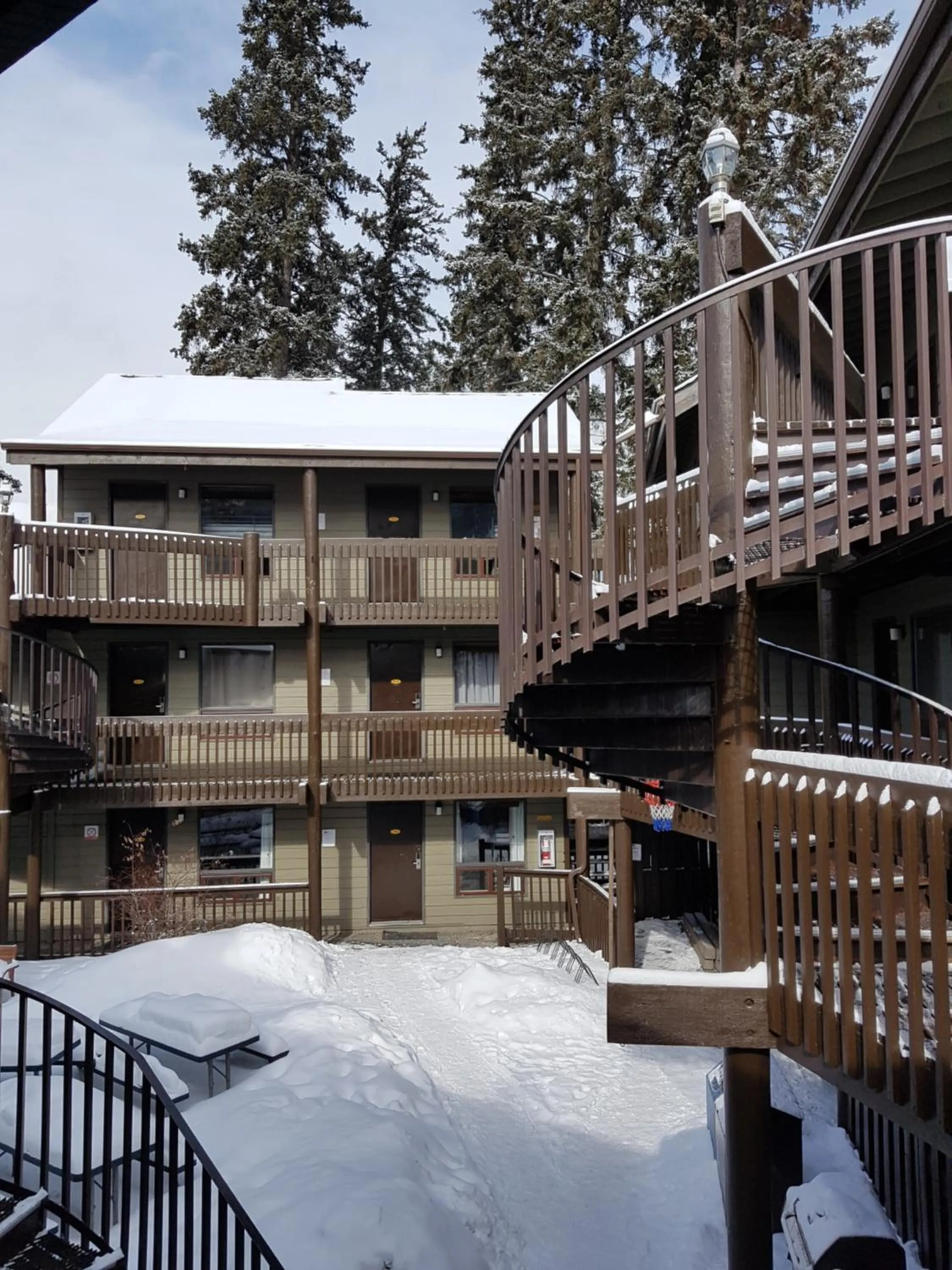 Winter in Banff International Hostel