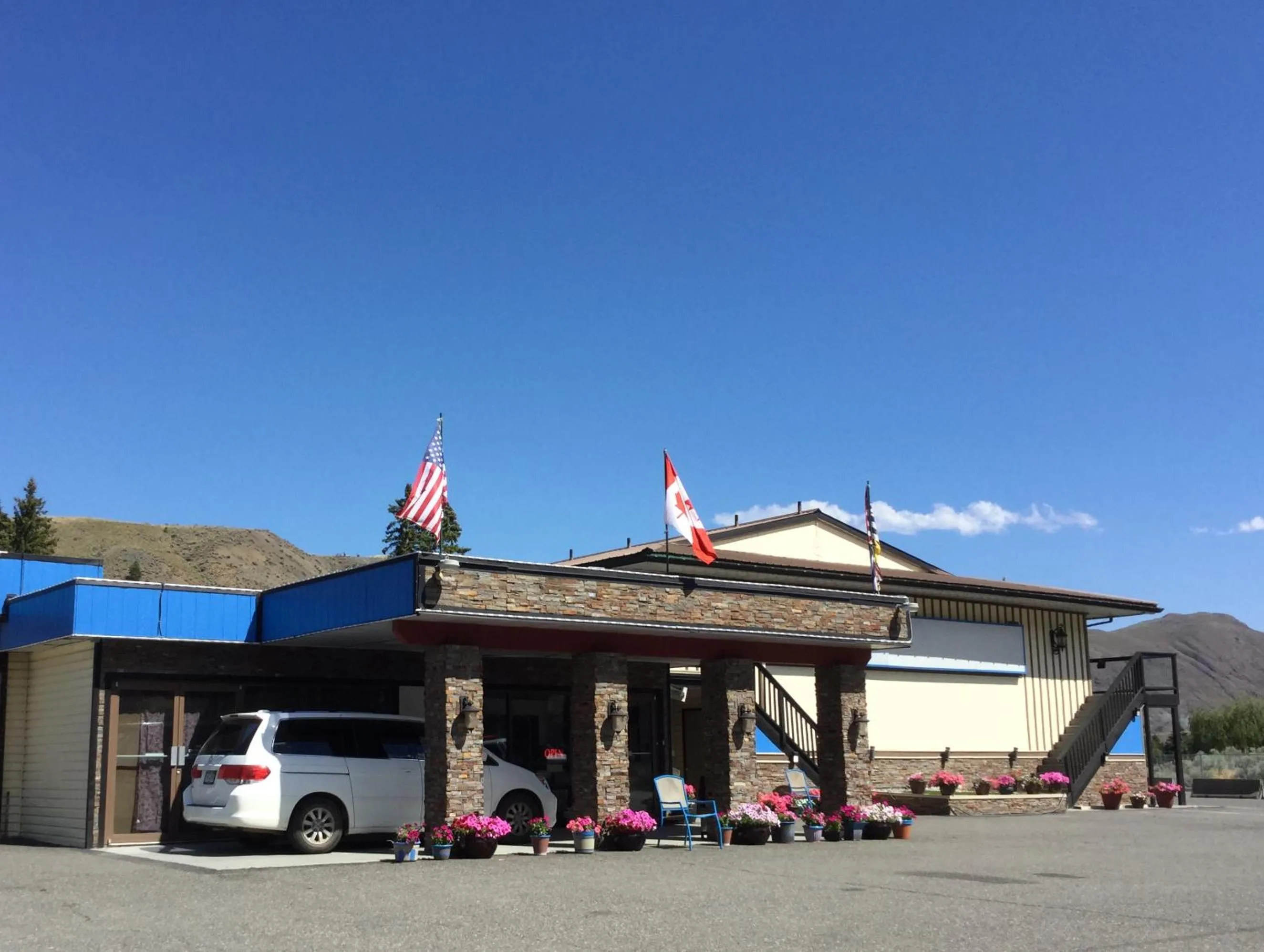 Property building in Riverside Motel Cache Creek