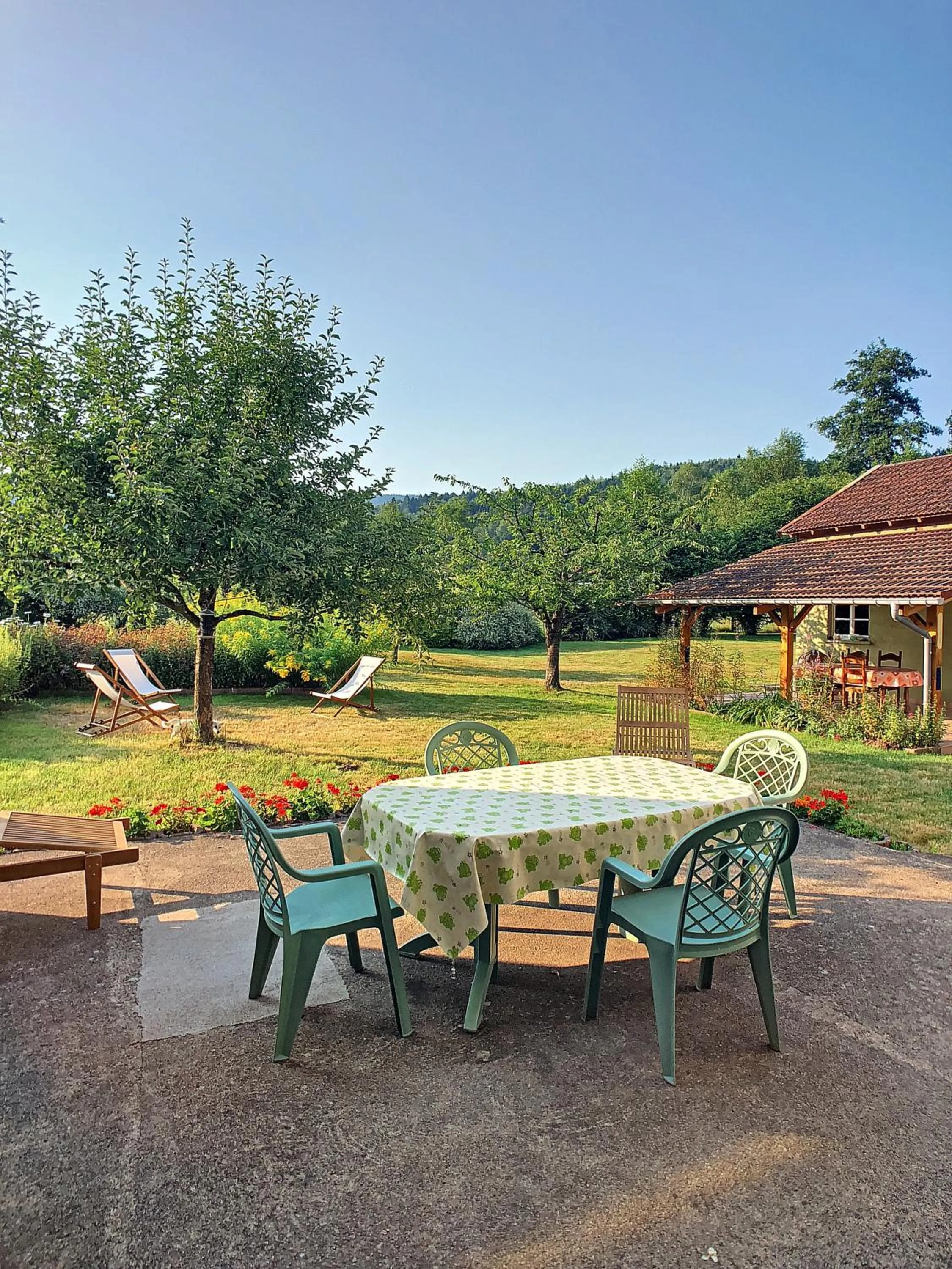 Patio in Mon Eden Vosgien