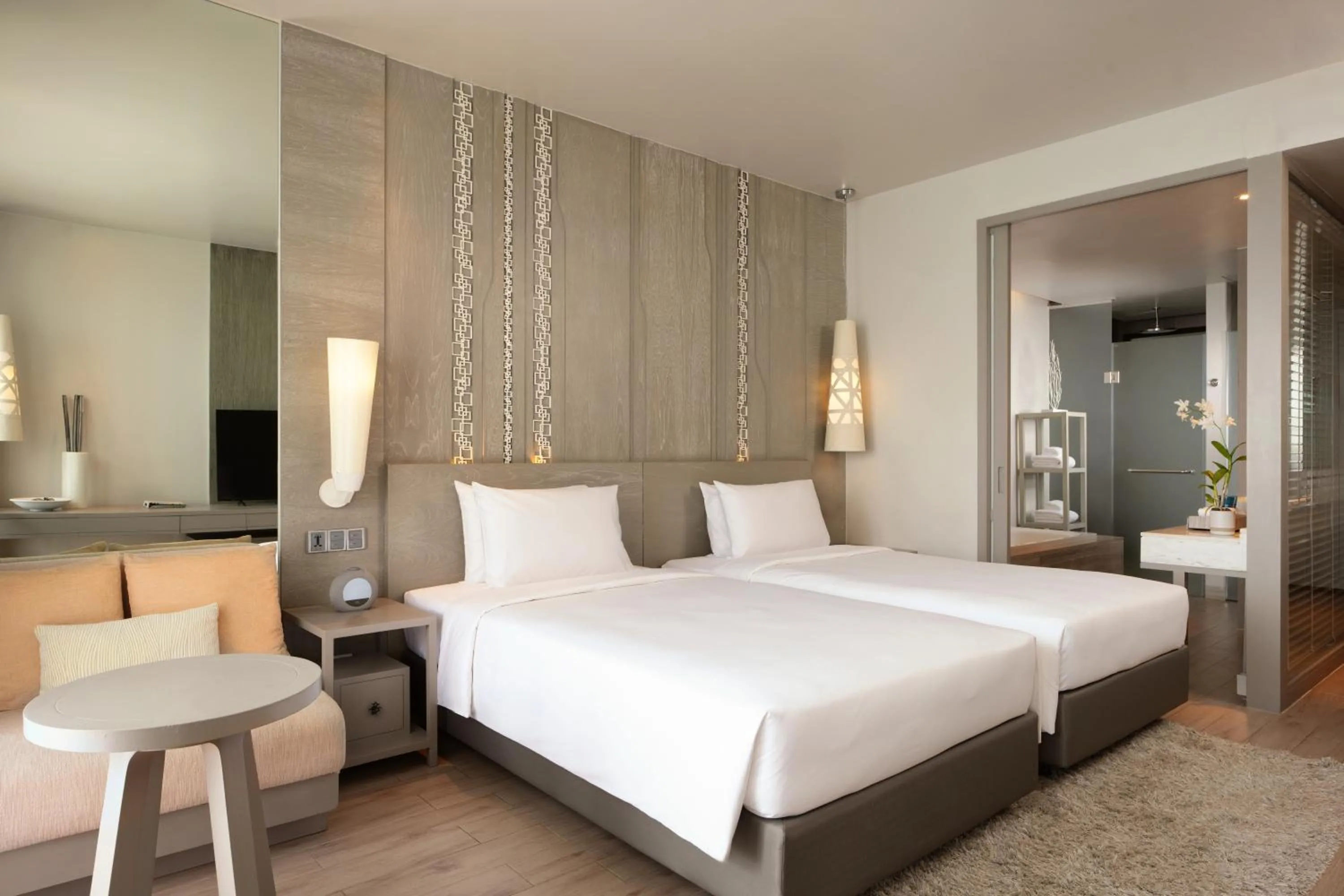 Bed in Pullman Phuket Arcadia Naithon Beach