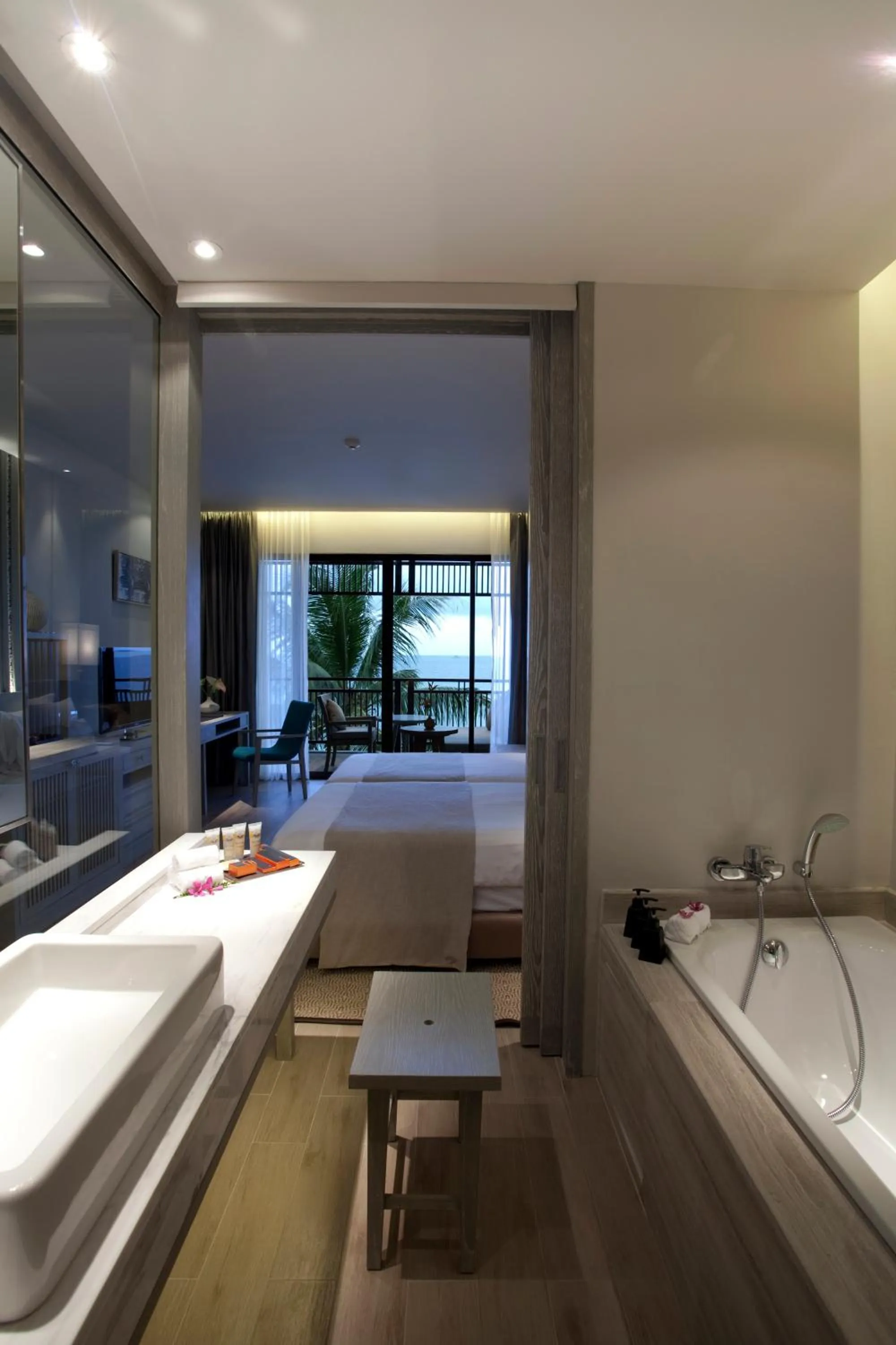 Bathroom, Bed in Pullman Phuket Arcadia Naithon Beach
