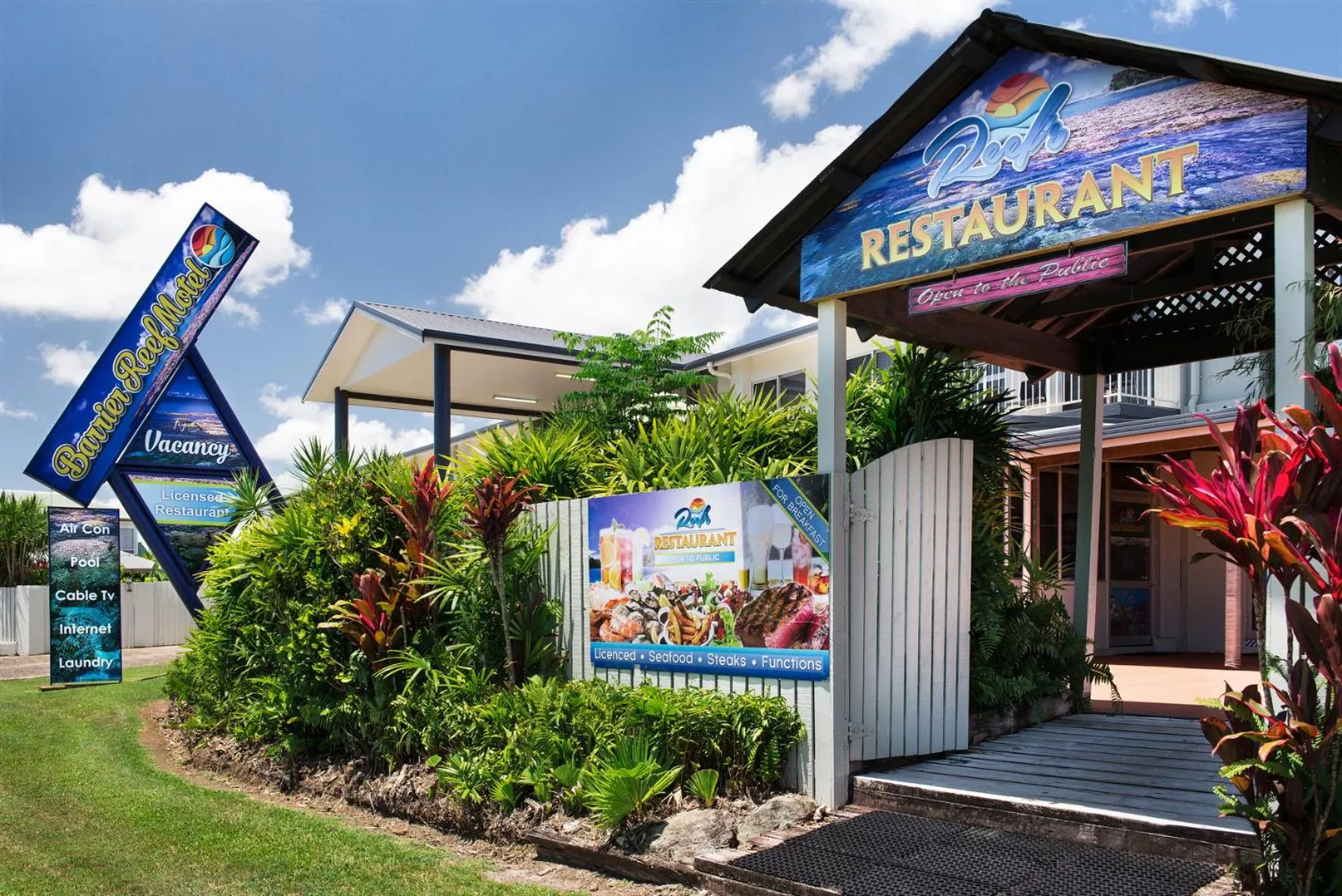 Restaurant/places to eat in Barrier Reef Motel Innisfail