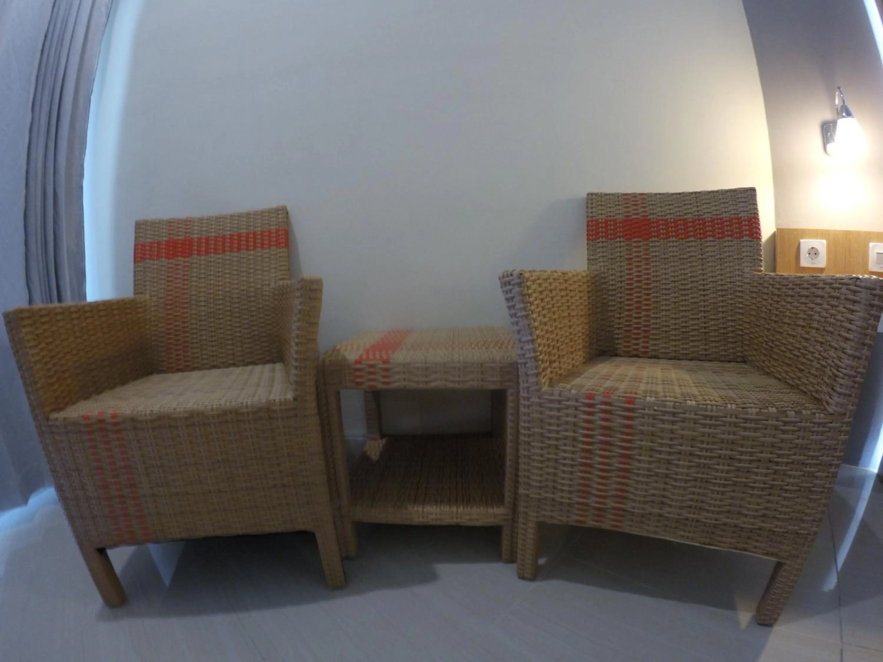 Seating area in Coral Beach 2 Bungalow